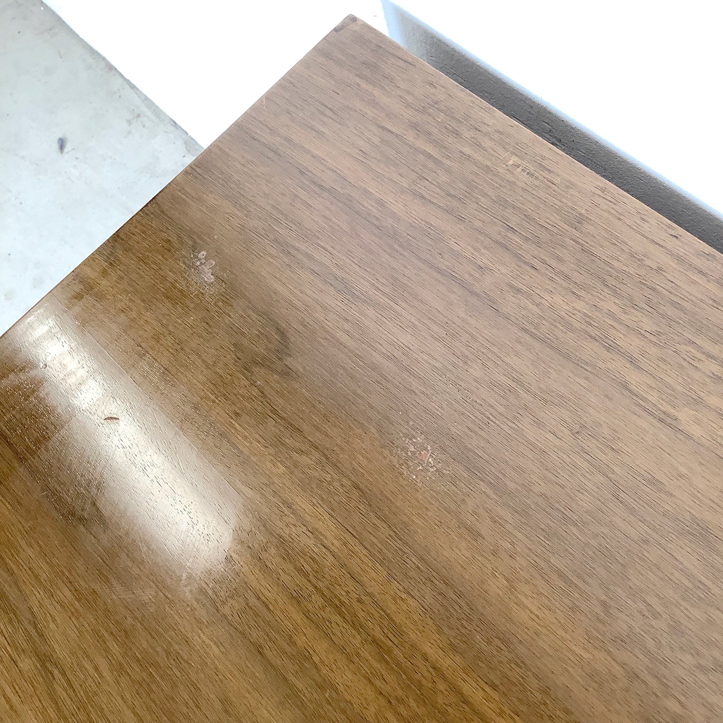 Mid-Century Brass Leg Nightstands- a Pair