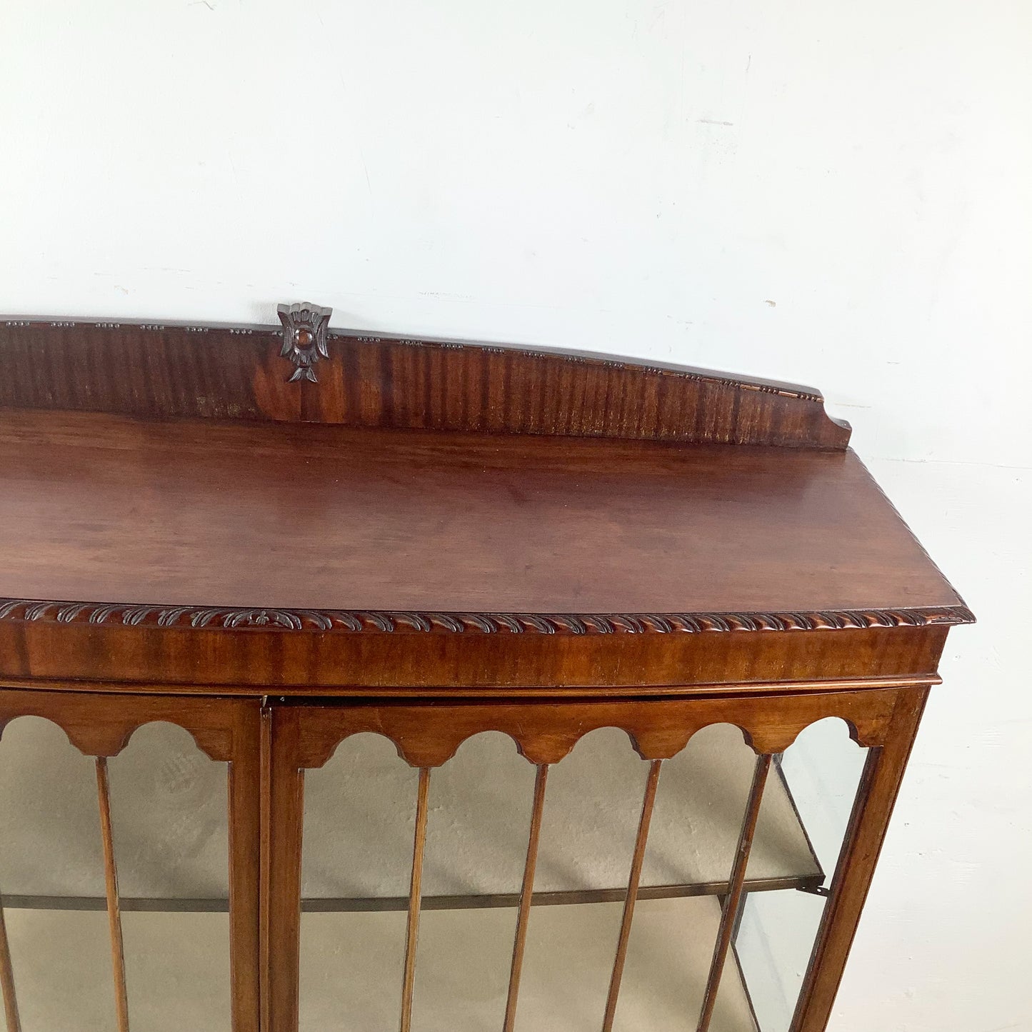 Early 20th Century Mahogany Chippendale Revival Display Cabinet
