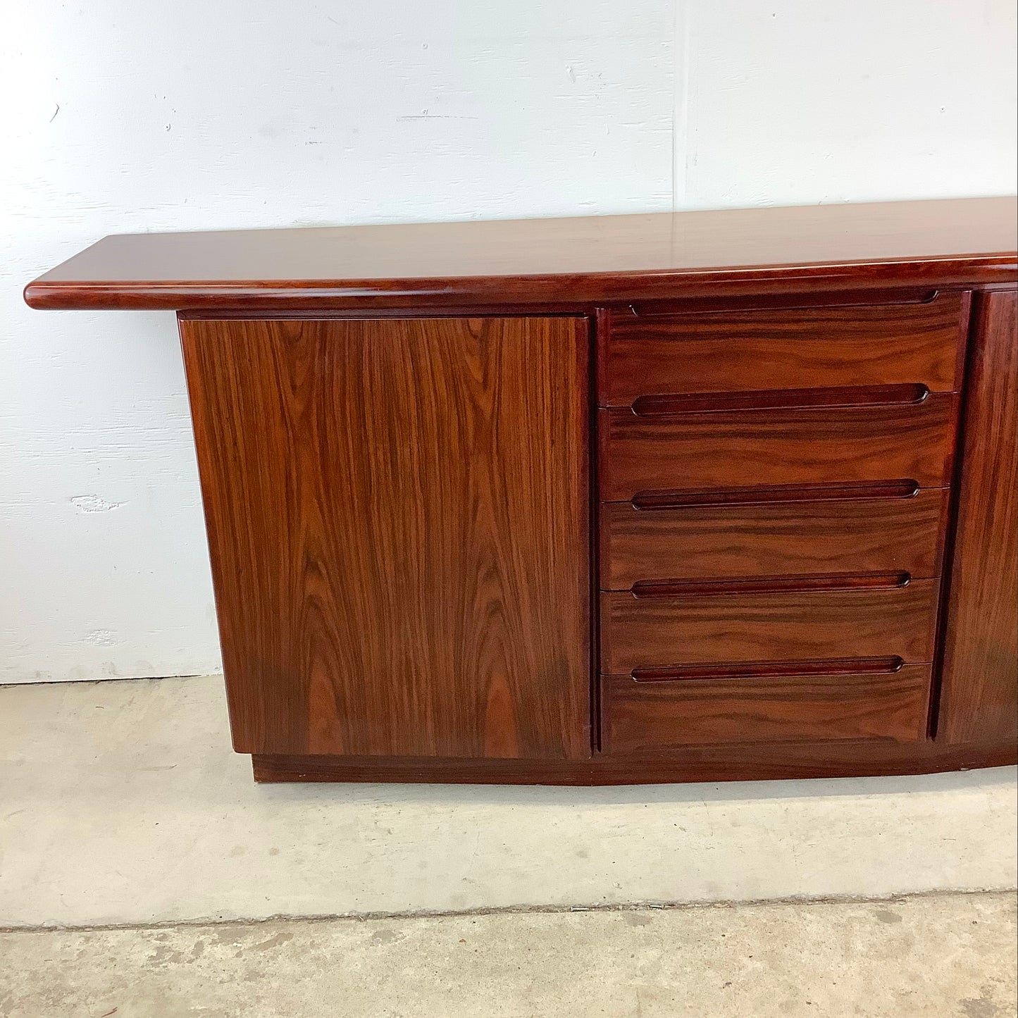 Scandinavian Modern Rosewood Sideboard by Skovby