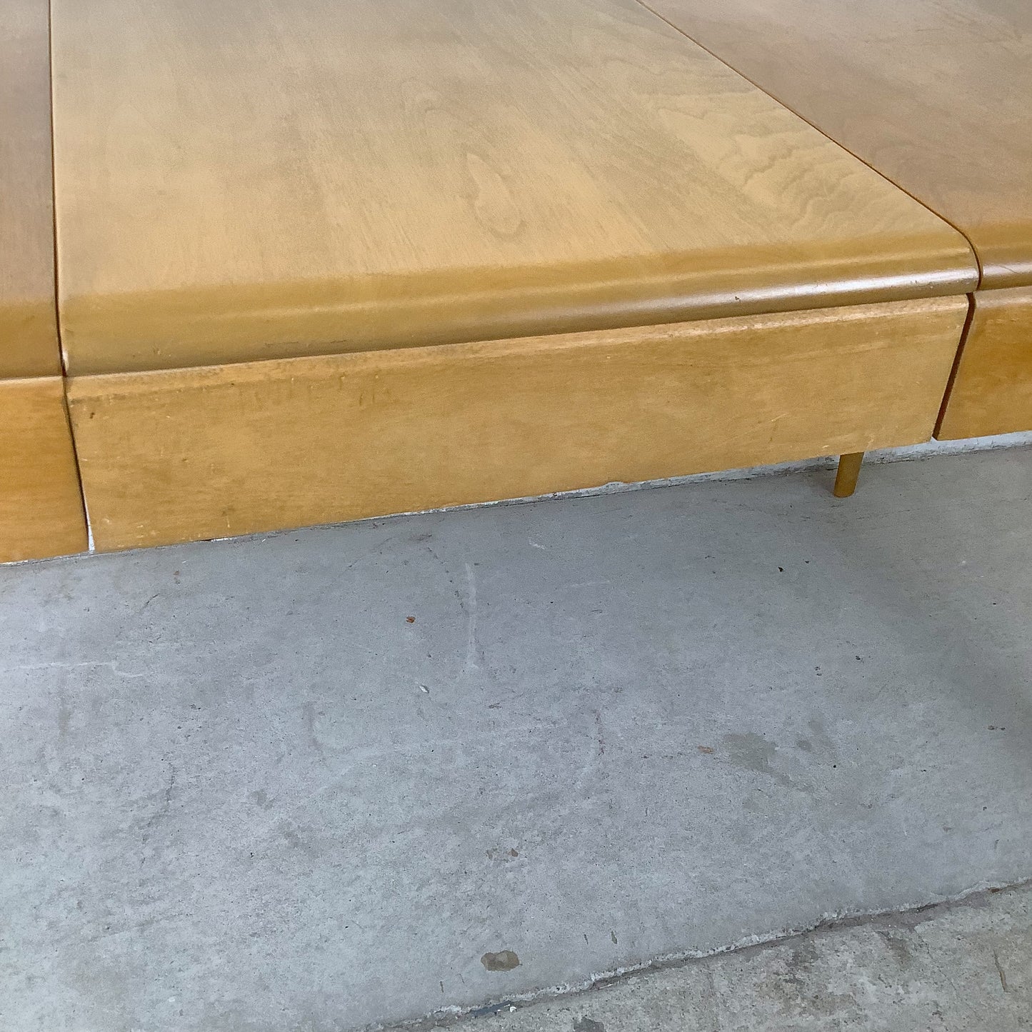 Heywood-Wakefield Mid-Century Extension Dining Table