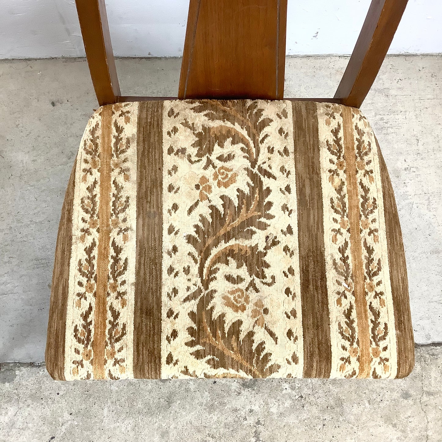 Mid-Century Walnut Dining Room Chairs- A Pair