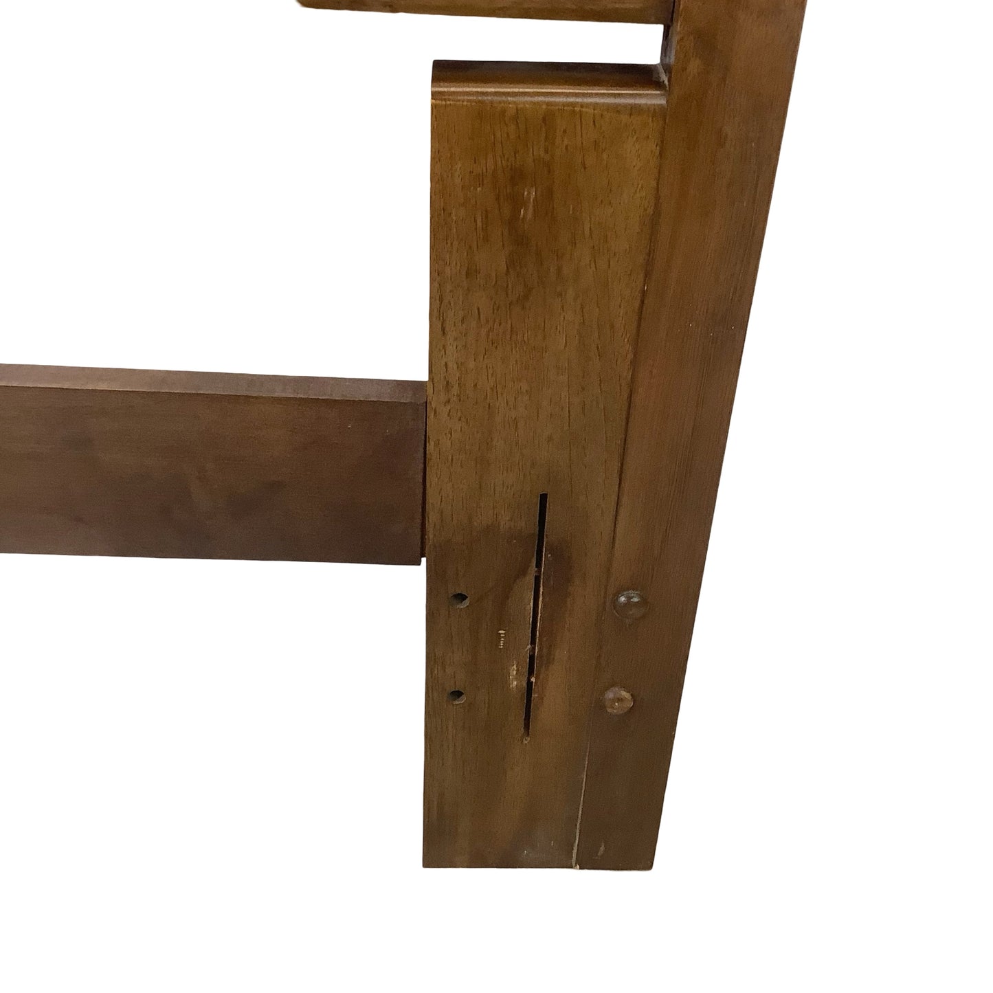 Mid-Century Modern Walnut Headboard | Vintage Full/Queen |GeometricDesign