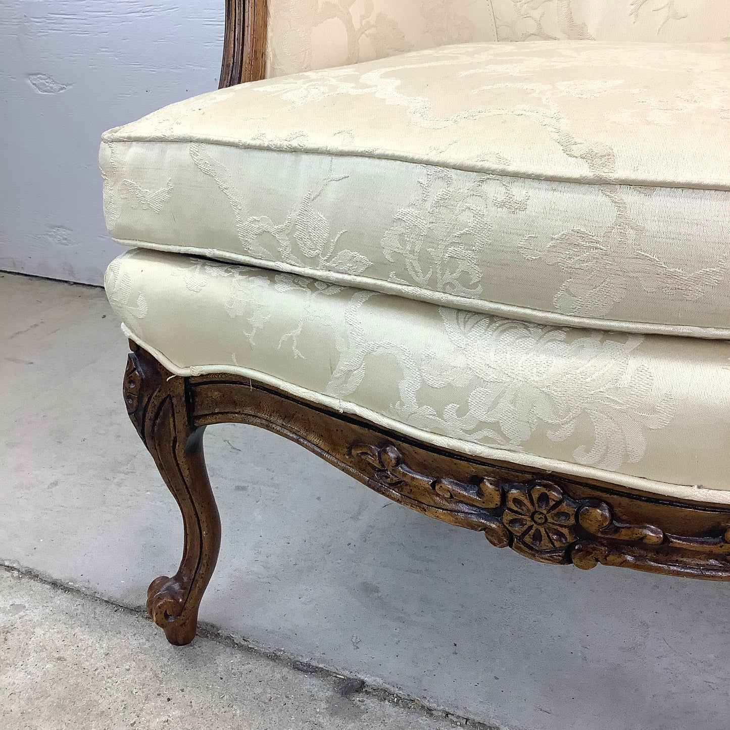 Vintage French Country Armchair by Bernhardt Furniture