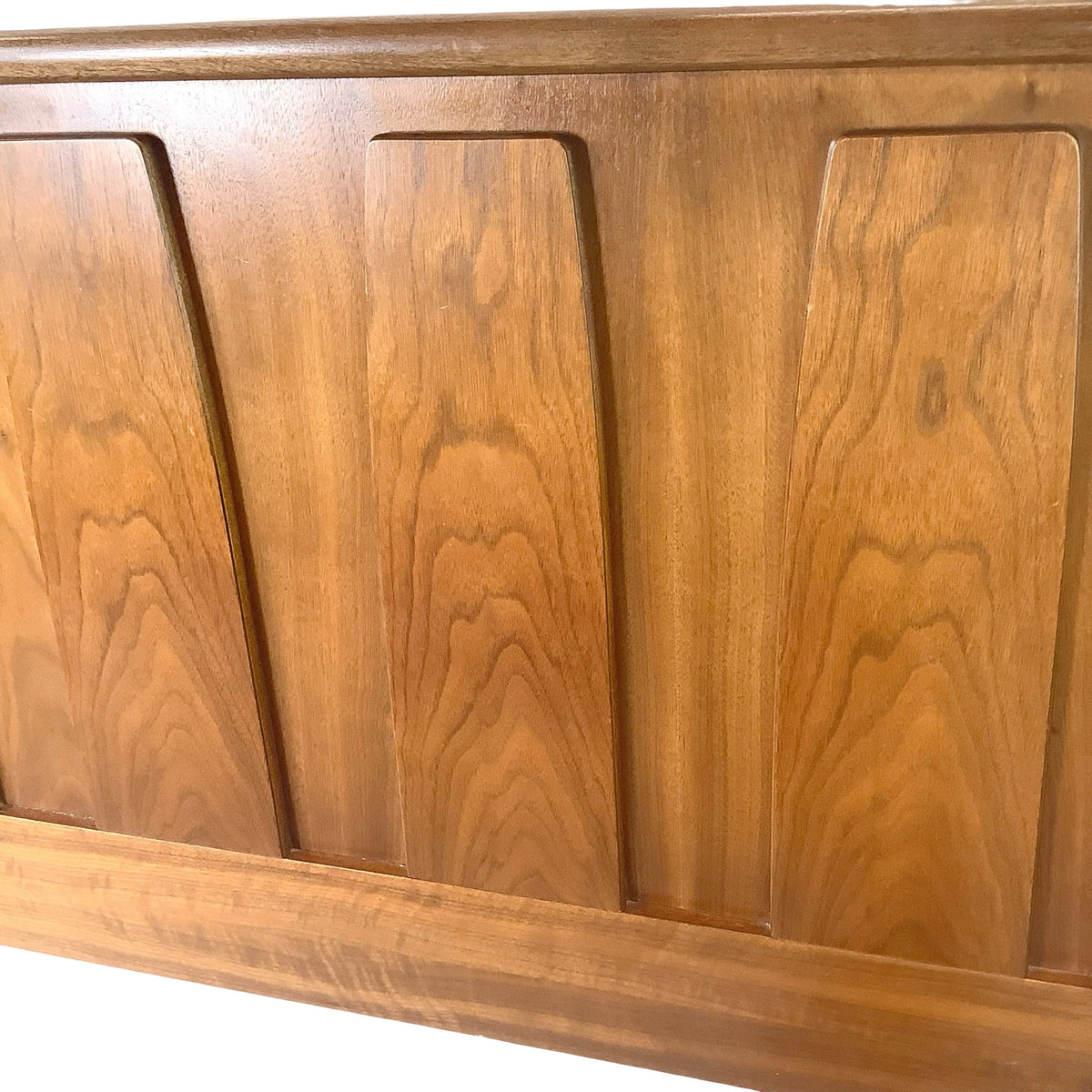 Mid-Century Modern Walnut Headboard | Vintage Queen/FULL