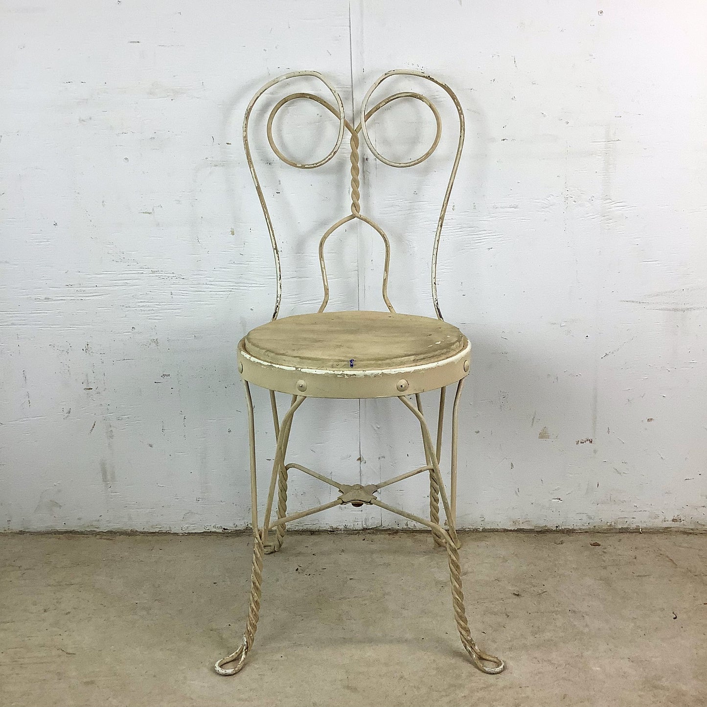Vintage Wrought Iron Parlor Chair