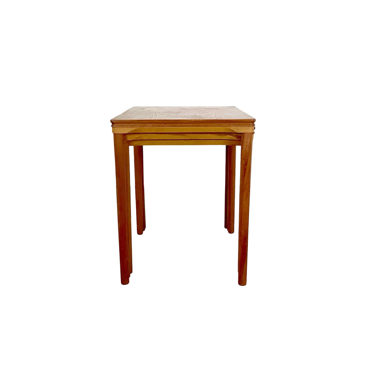 Mid-Century Modern Teak Nesting Tables – Set of Three