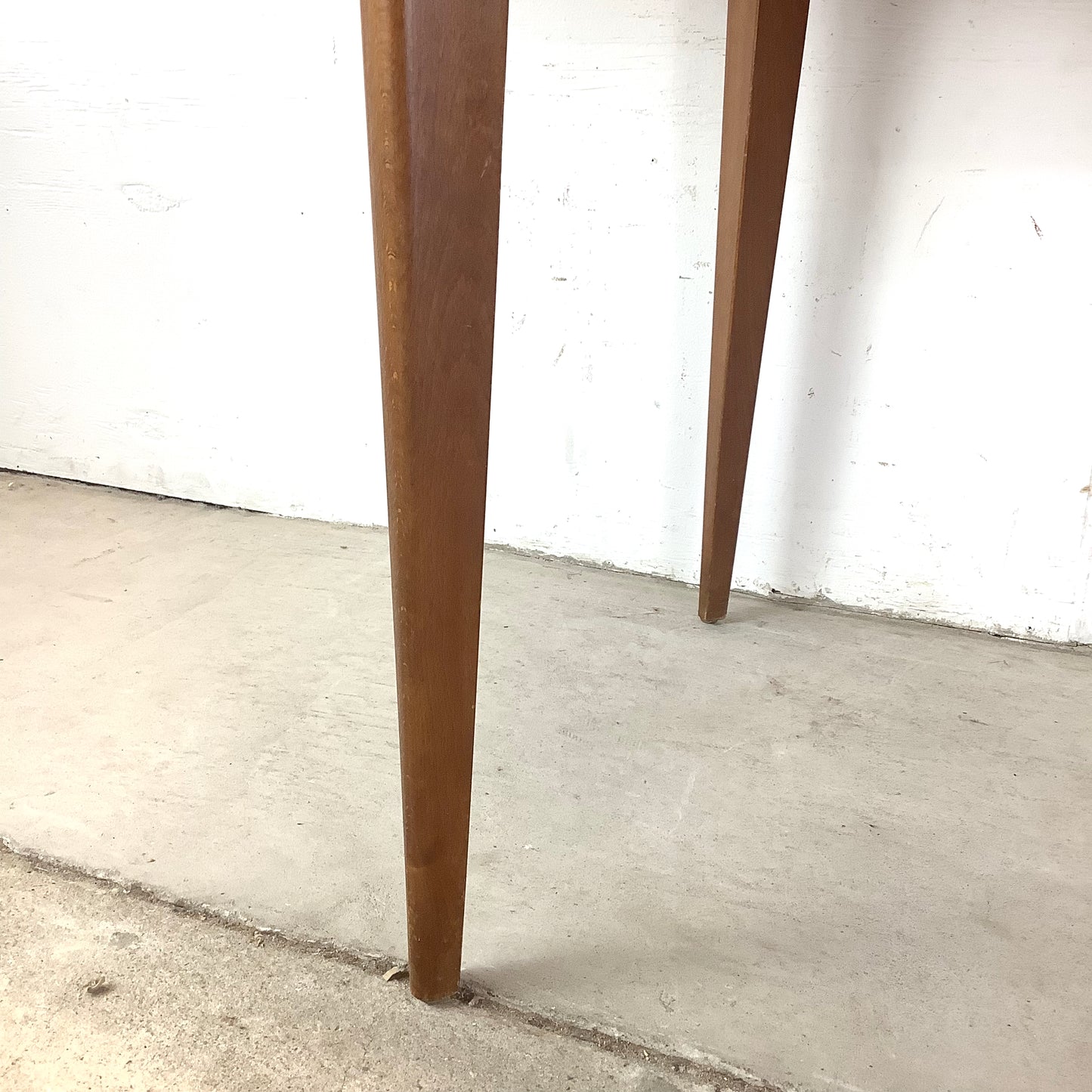 Petite Mid-Century Dining Table With leaves