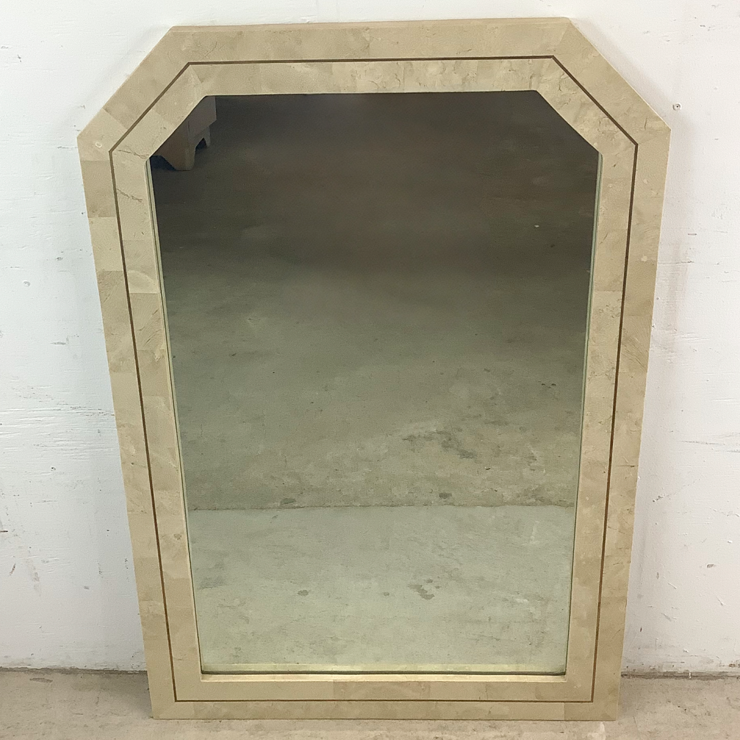Vintage Tessellated Stone Wall Mirror