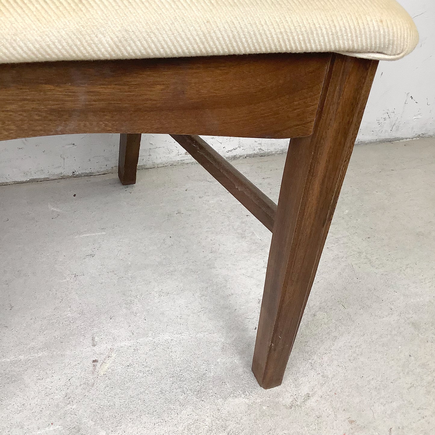 Set of Six Mid-Century Walnut Dining Chairs