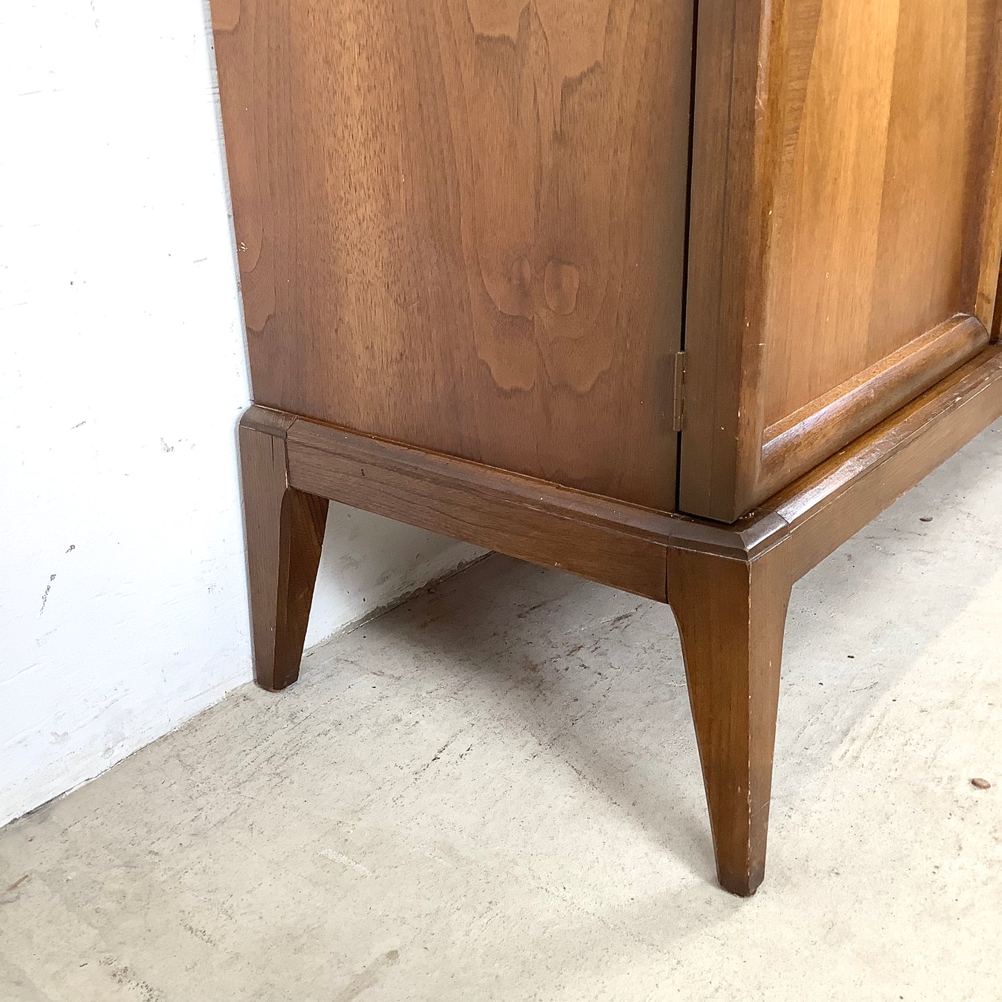 Mid-Century Credenza With Display Topper