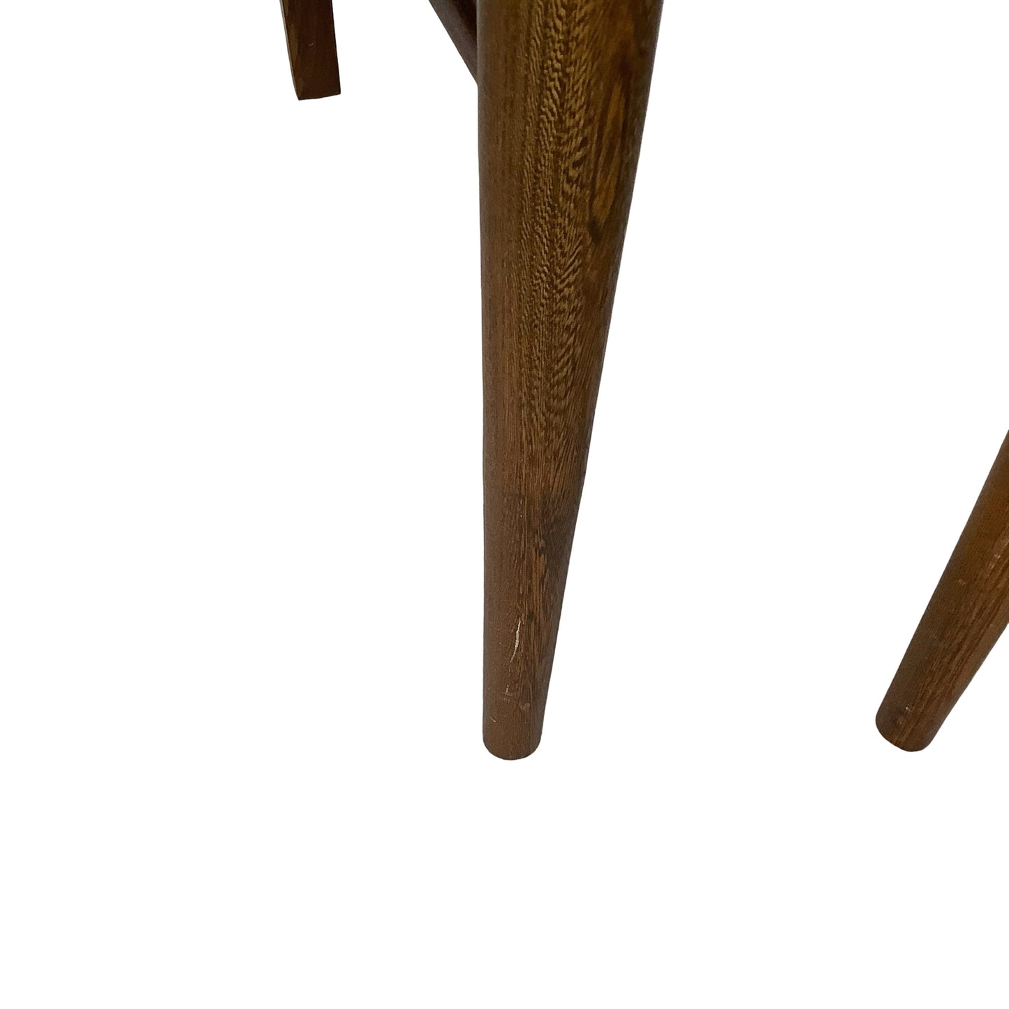 Vintage Mid-Century Modern Walnut & Cane Dining Chairs - Set of 6