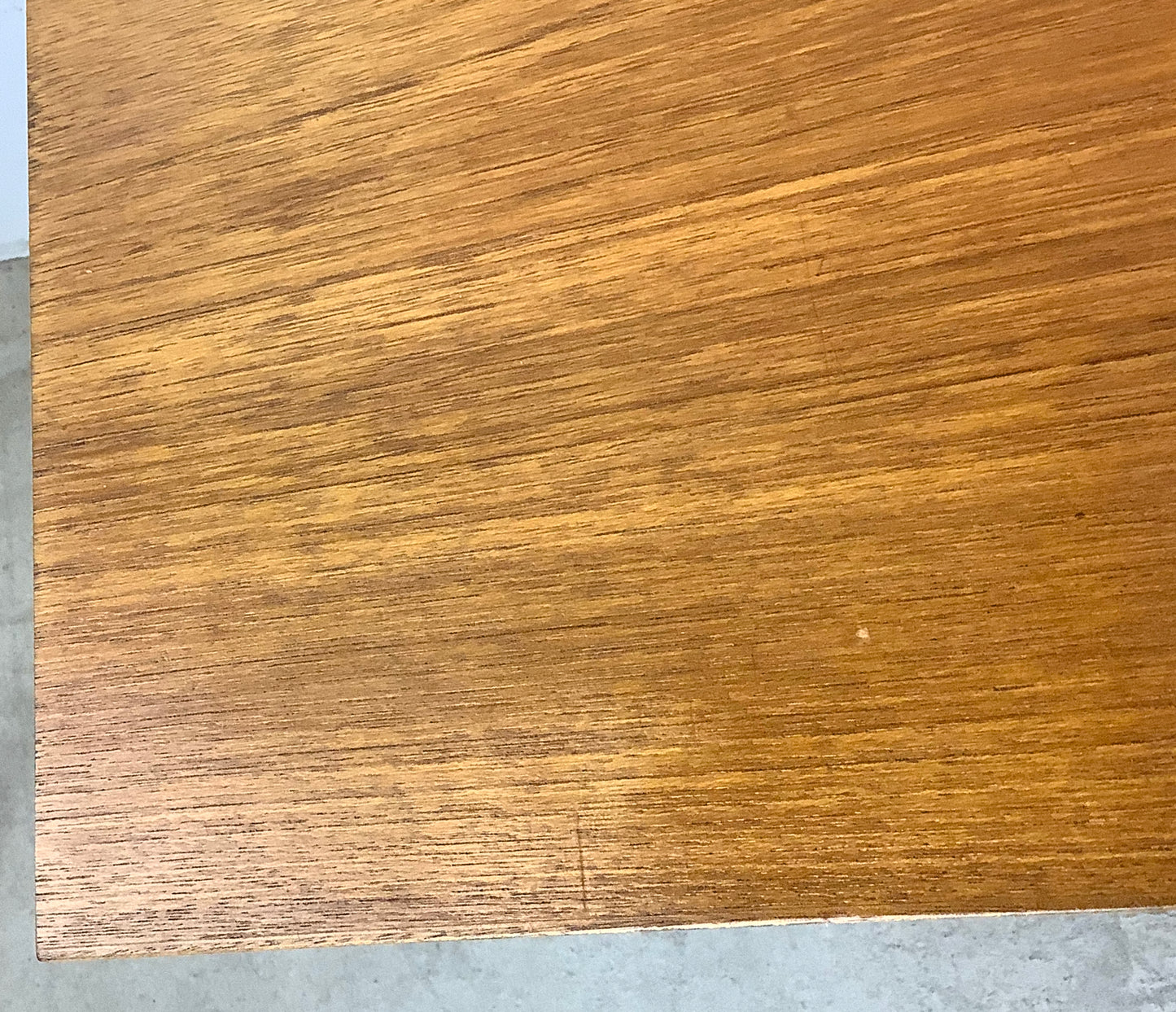 Scandinavian Modern Teak Credenza With Tambour Doors