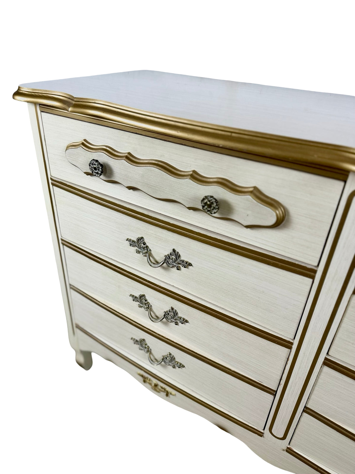 Vintage French Provincial Six-Drawer Dresser | Louis XV Revival
