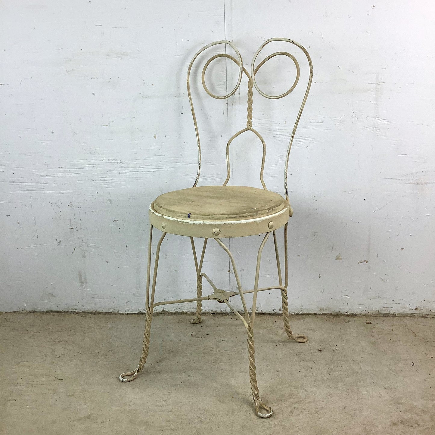 Vintage Wrought Iron Parlor Chair