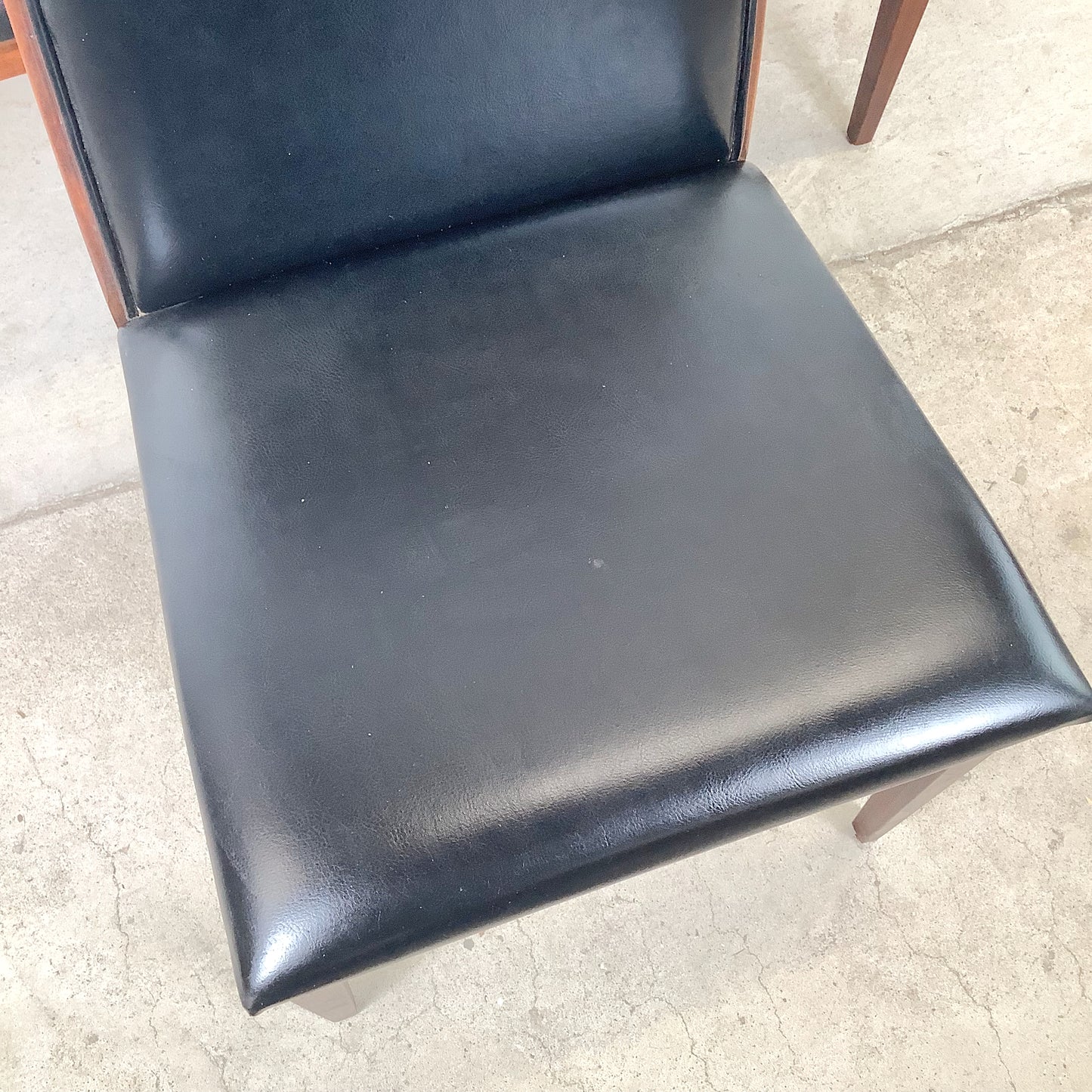 Set of Three Dillingham Furniture Walnut High-Back Dining Chairs