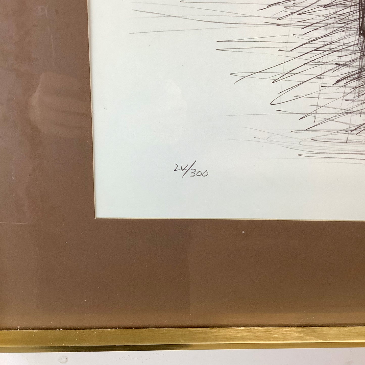 1960's Cityscape Lithograph signed Nivelle