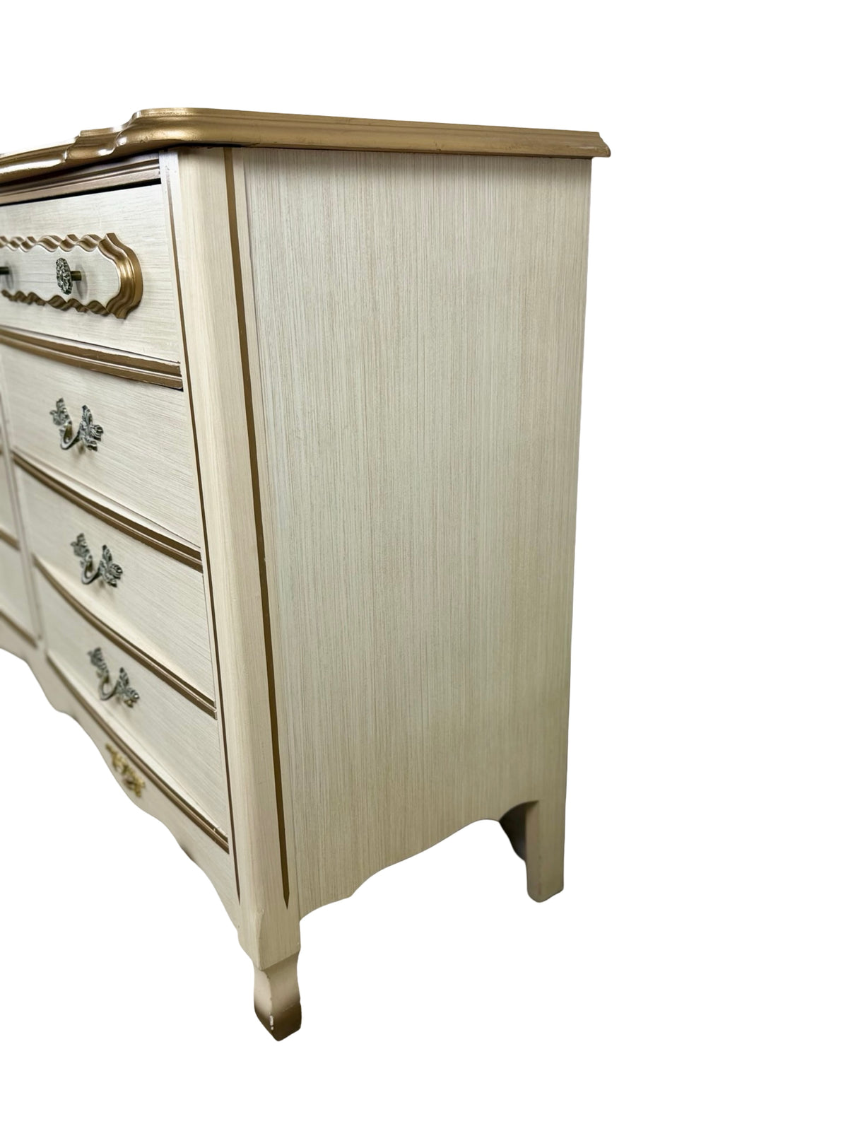 Vintage French Provincial Six-Drawer Dresser | Louis XV Revival