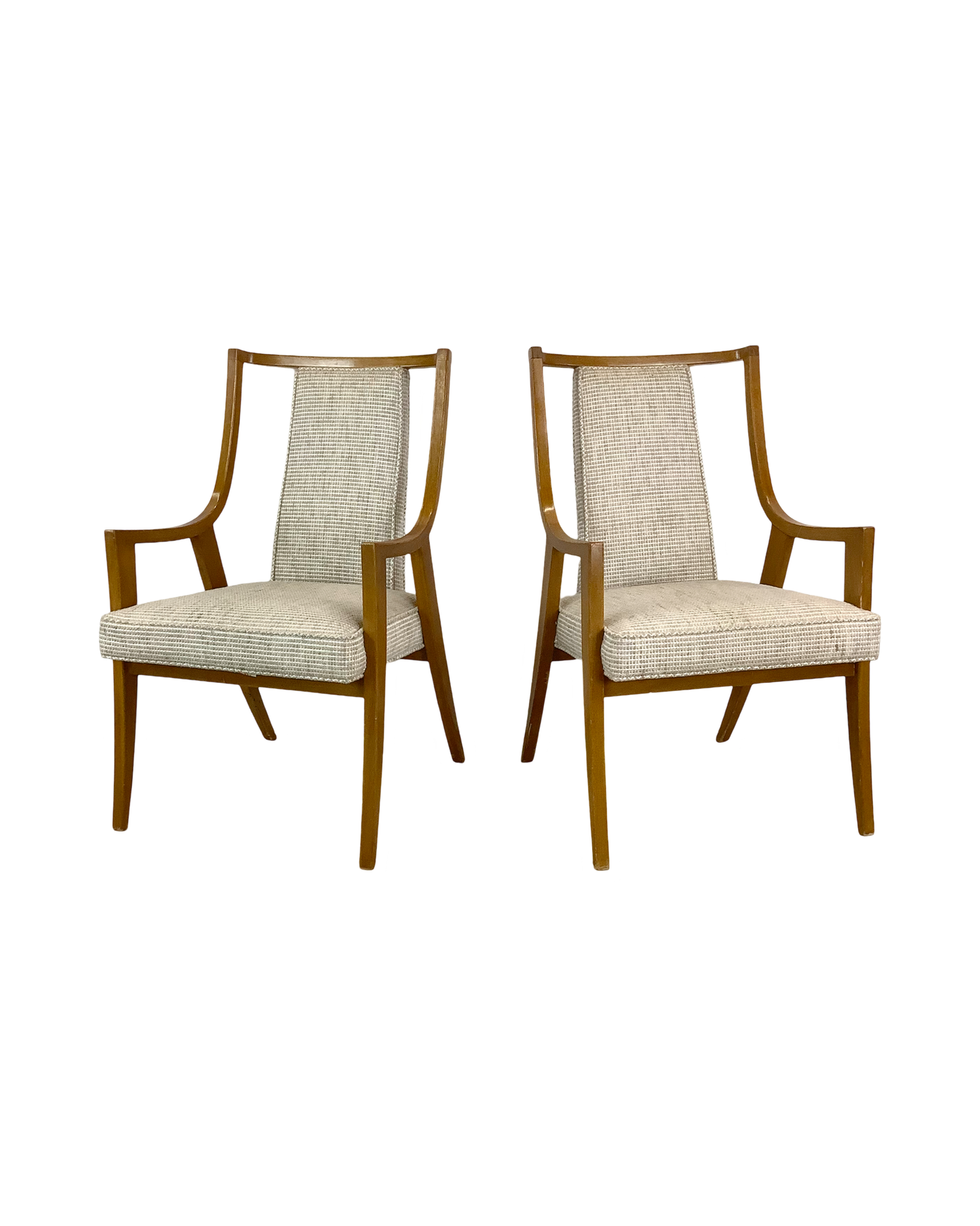 Pair MCM Armchairs for Dining or Office