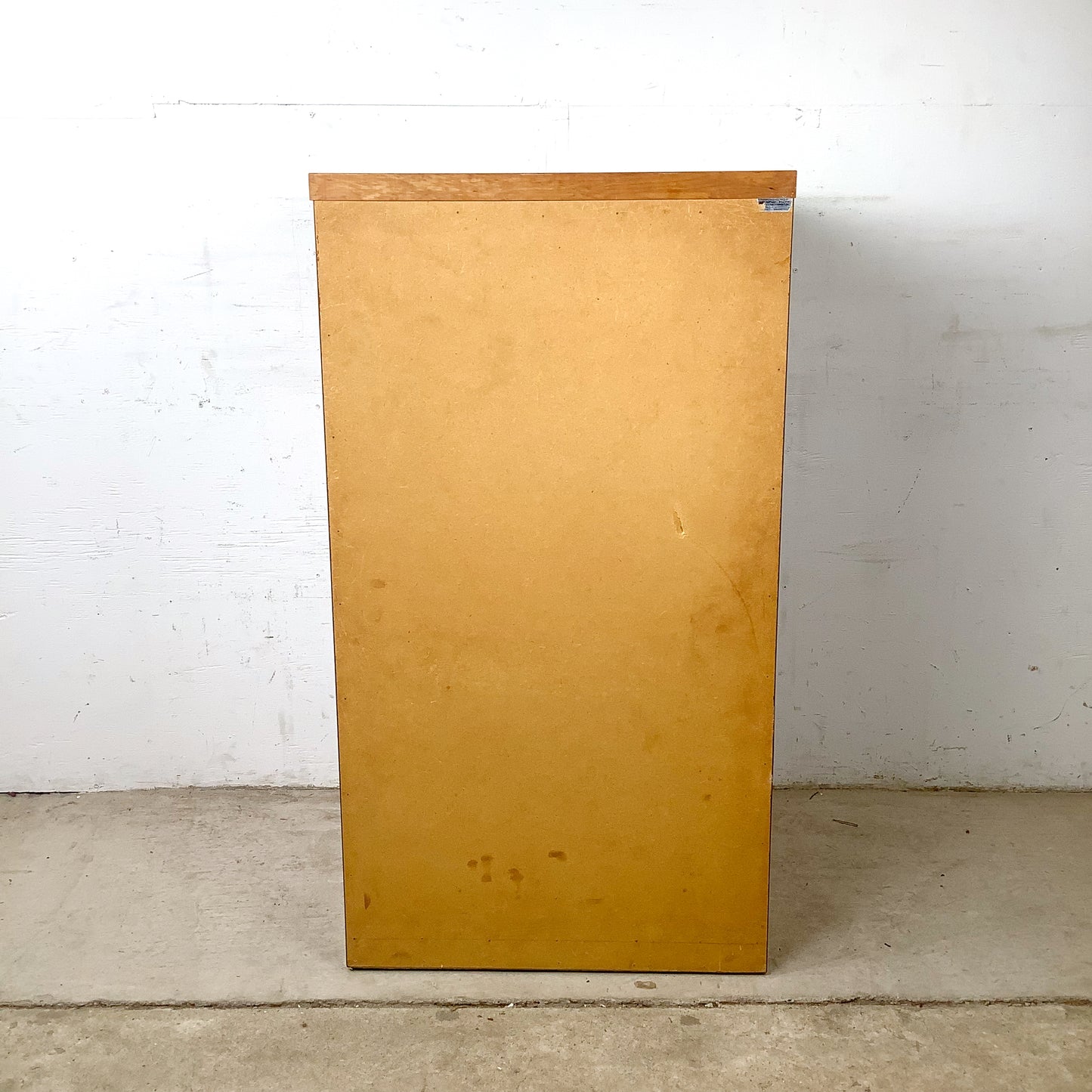 Ten-Drawer Museum Specimen Cabinet | Butcher Block Top | Felt-Lined Drawers