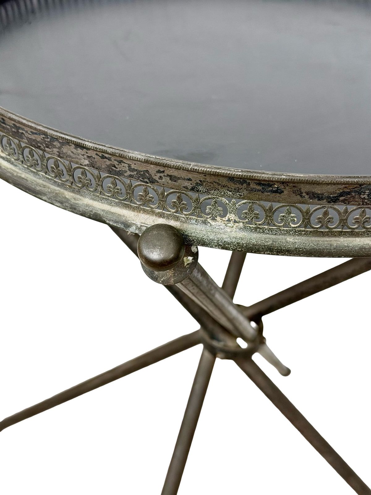 Vintage Italian Style Folding Guéridon Cocktail Tray Table