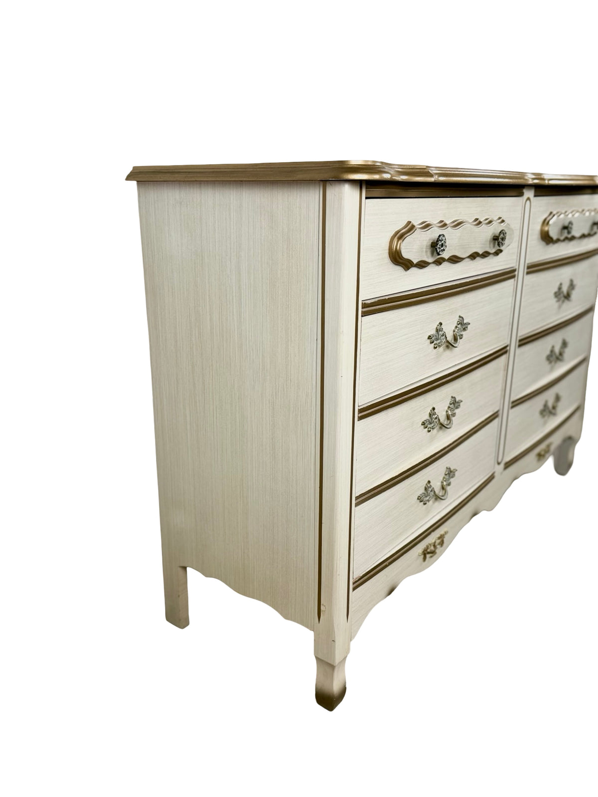 Vintage French Provincial Six-Drawer Dresser | Louis XV Revival