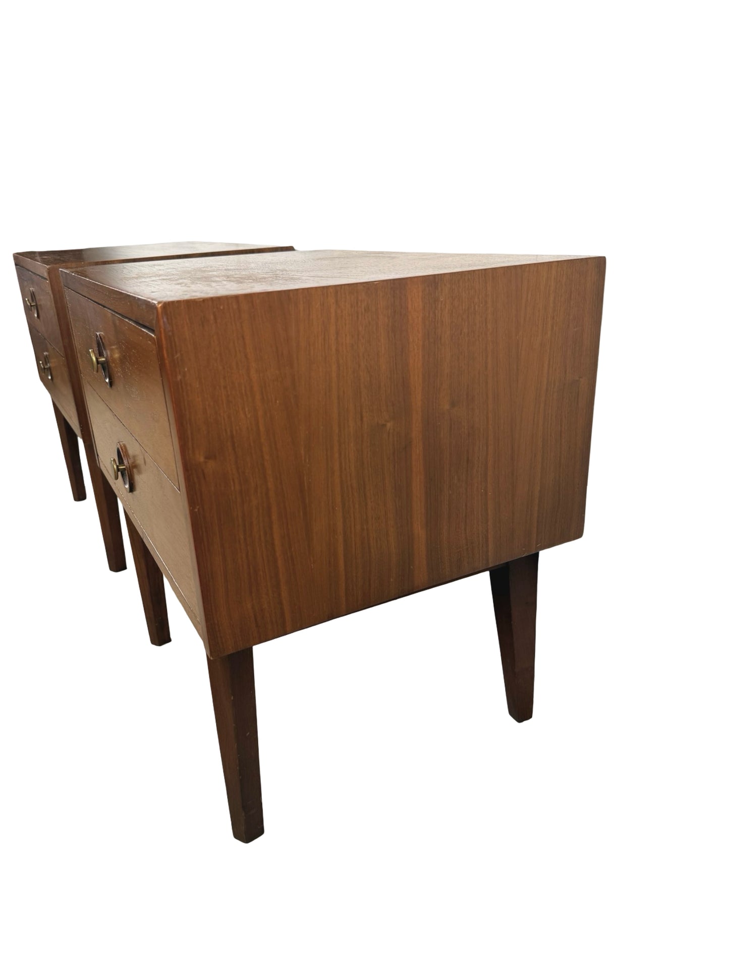 American of Martinsville Mid-Century Two-Drawer Nightstands – Pair