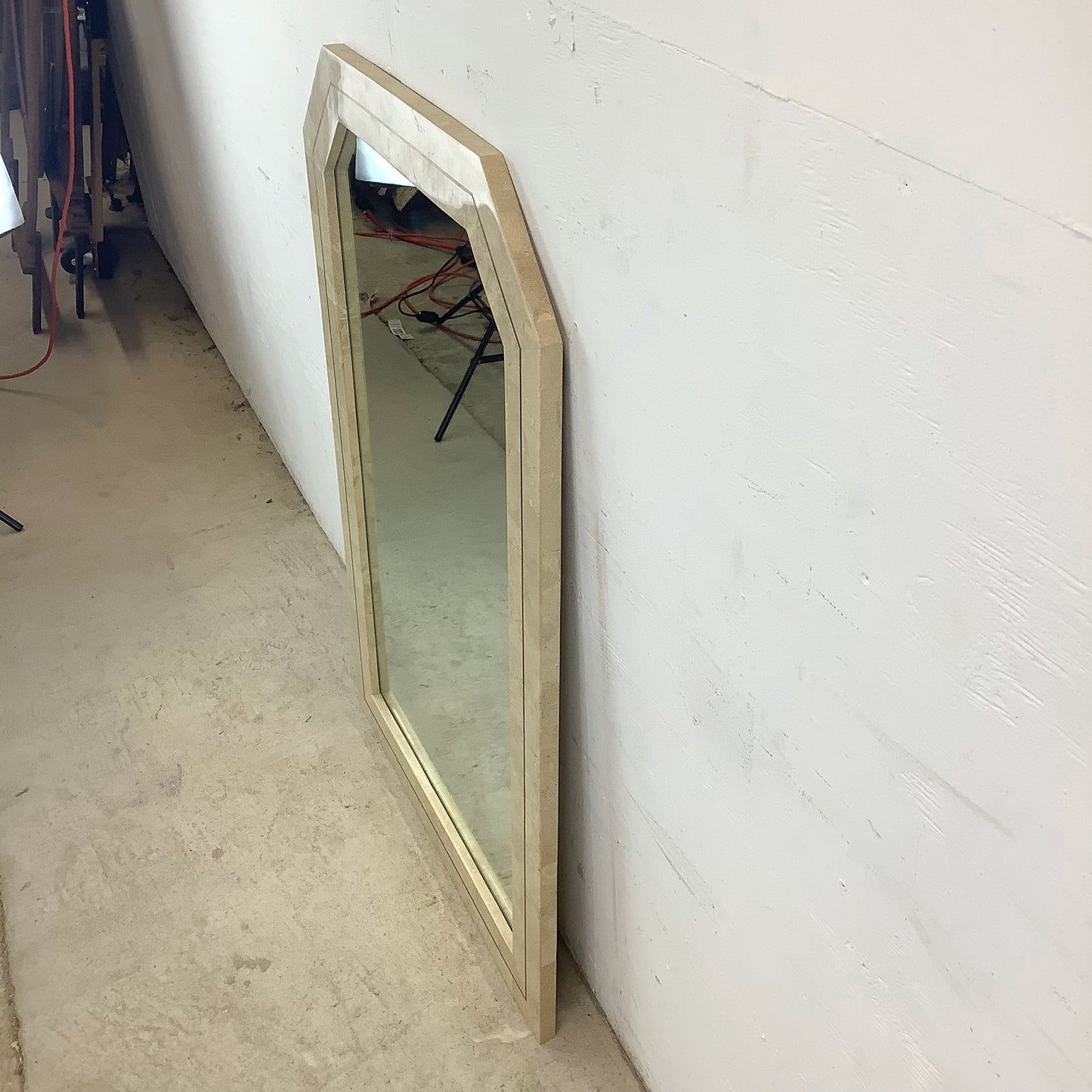 Vintage Tessellated Stone Wall Mirror