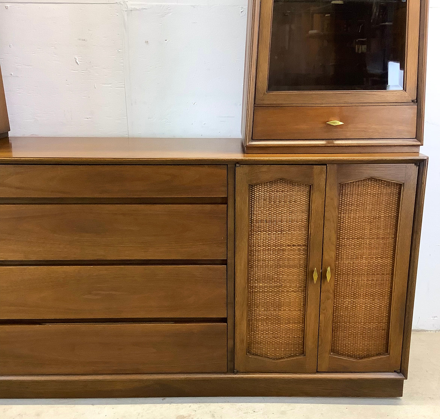 Mid-Century Sideboard With Display Toppers by R-Way