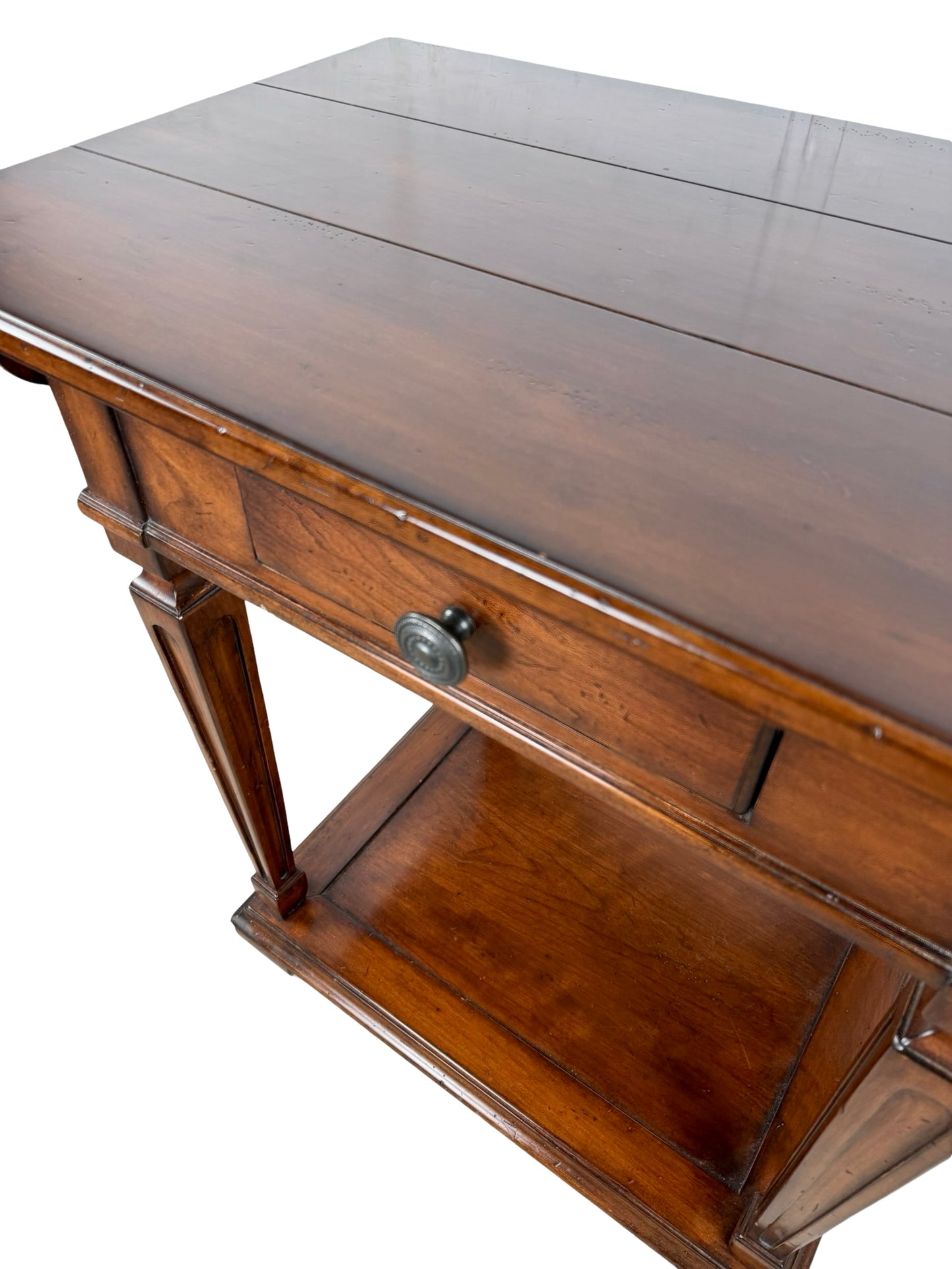 Milling Road by Baker Furniture Vintage Side Table with Drawer