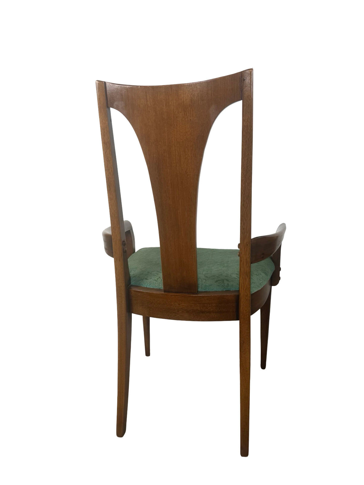 Vintage Broyhill / Lenoir Chair Company Sculptural High-Back Armchairs – Pair