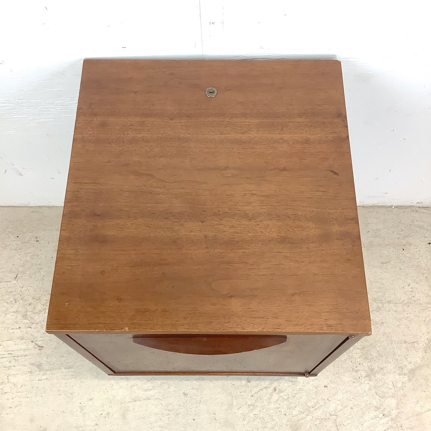 Mid-Century Teak Record Cabinet or Bedside Table
