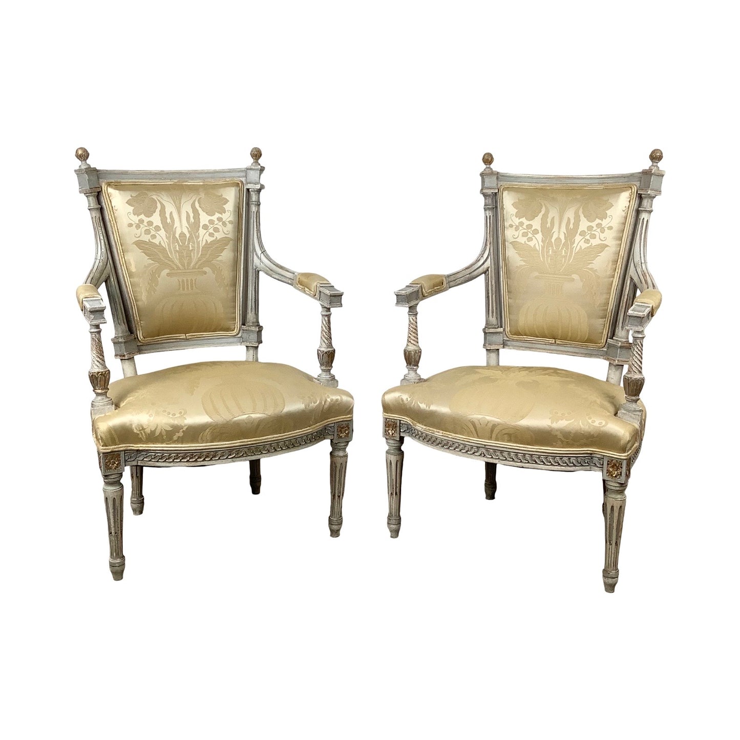 Neoclassical Armchairs in the Louis XVI Tradition