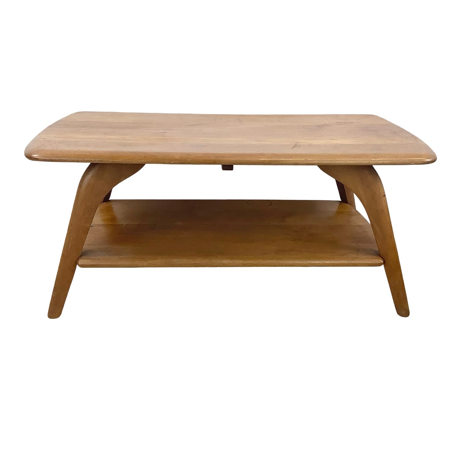 Mid Century Coffee Table | Blonde Wood Table | Heywood Wakefield Style