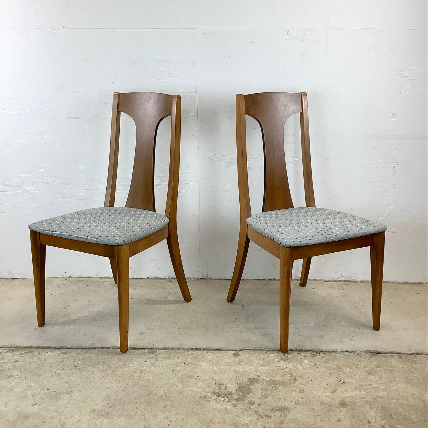 Mid-Century Brasilia Style Dining Chairs- Four