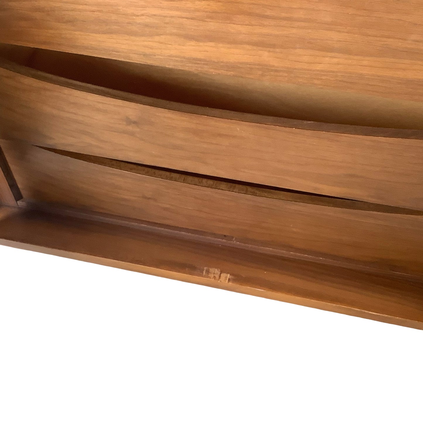 Merton Gershun for American of Martinsville "Harlequin" Walnut Mid-Century Modern Triple Dresser