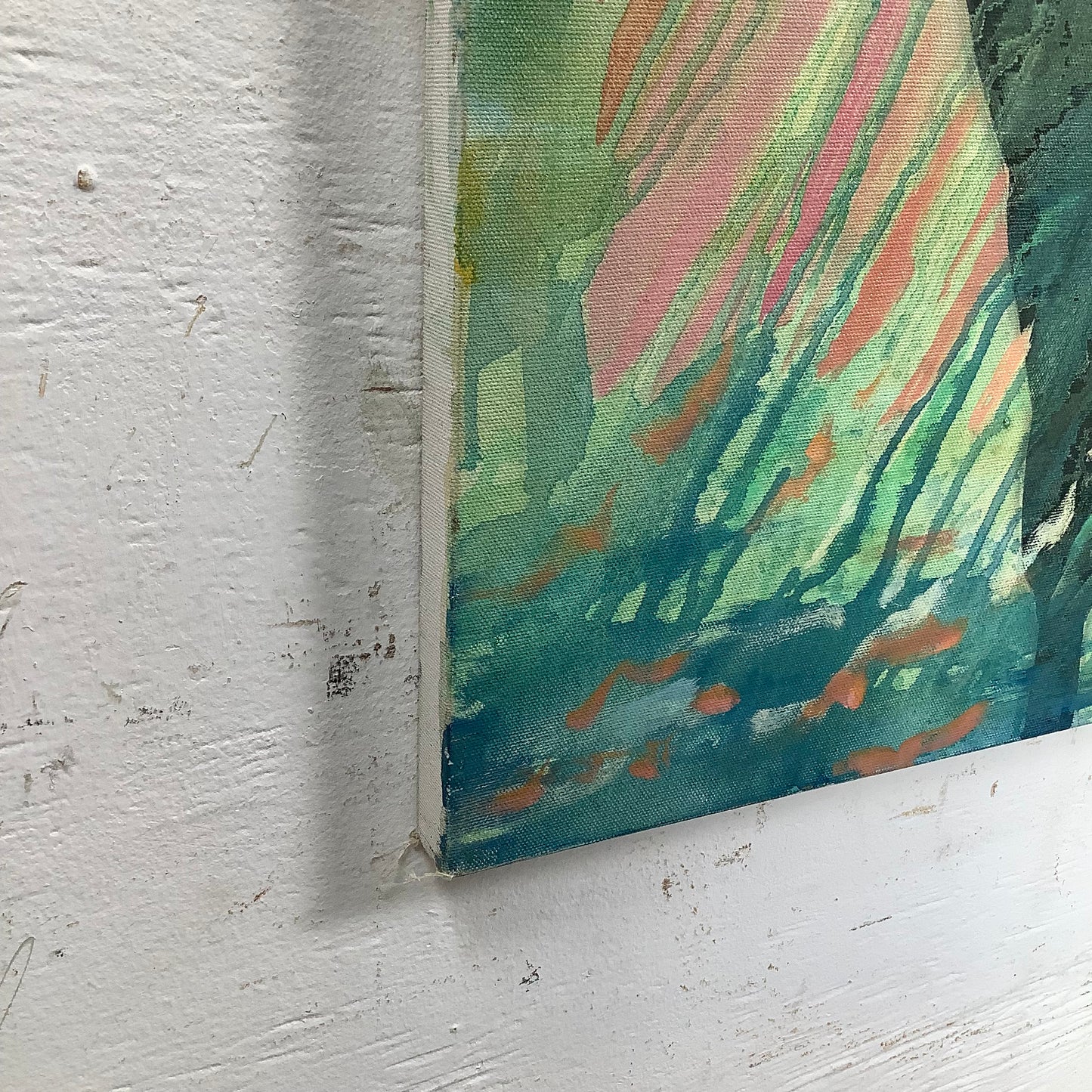 Apocalyptic Contemporary Oil Painting, 48x48, Tim Hoyt