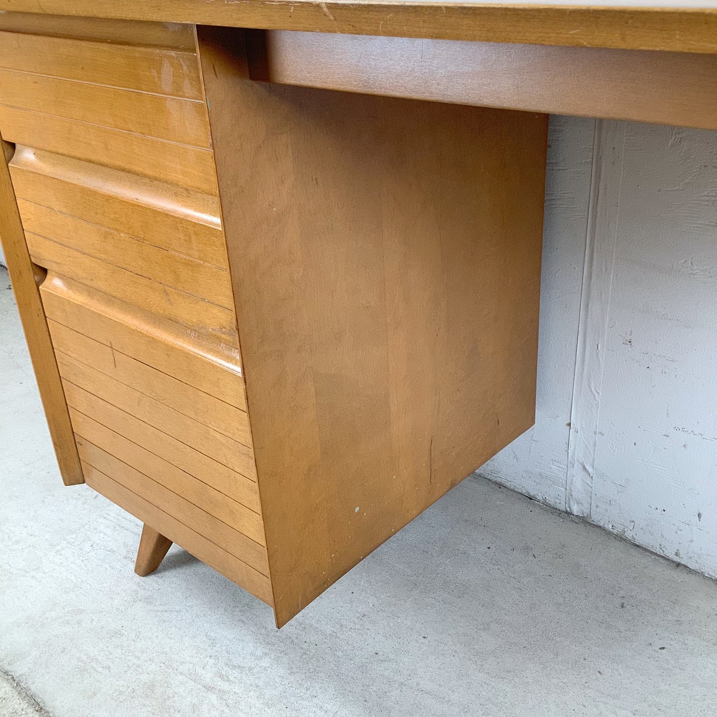 Mid-Century Modern Student Desk (Attributed to Baumritter)