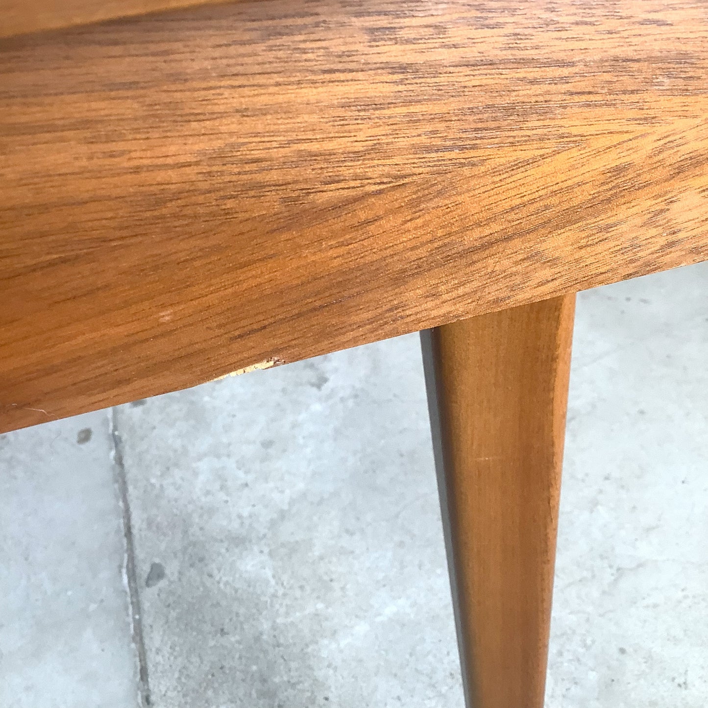 Vintage Young Manufacturing Co. Walnut Dining Table