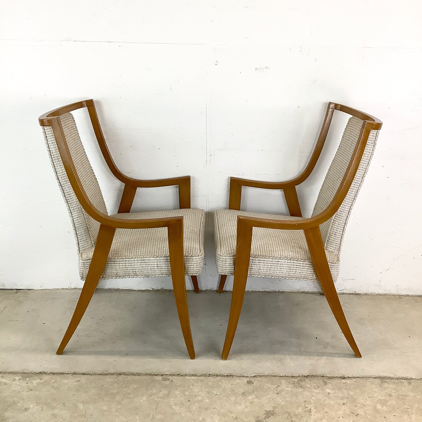 Pair MCM Armchairs for Dining or Office