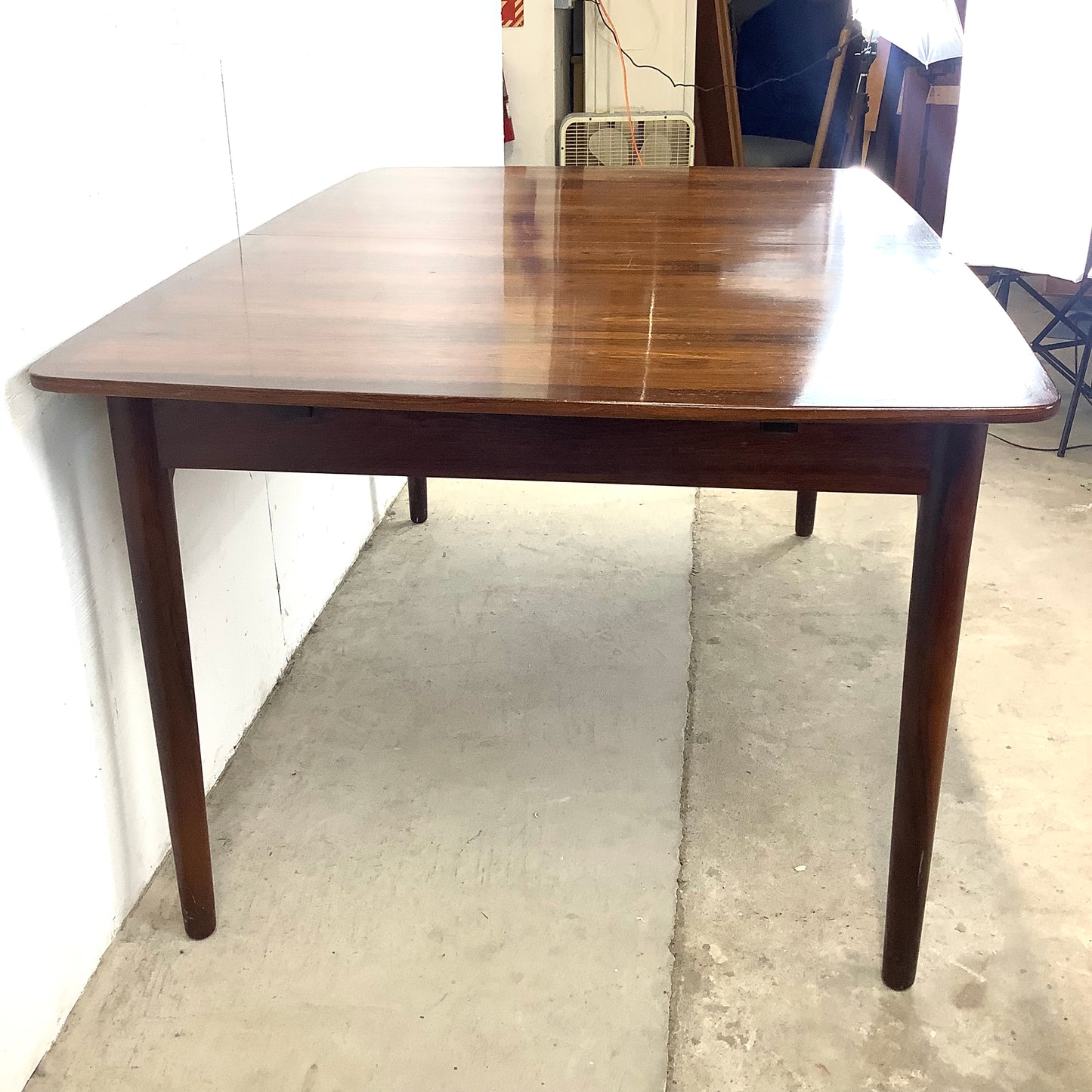 Scandinavian Modern Rosewood Dining Table