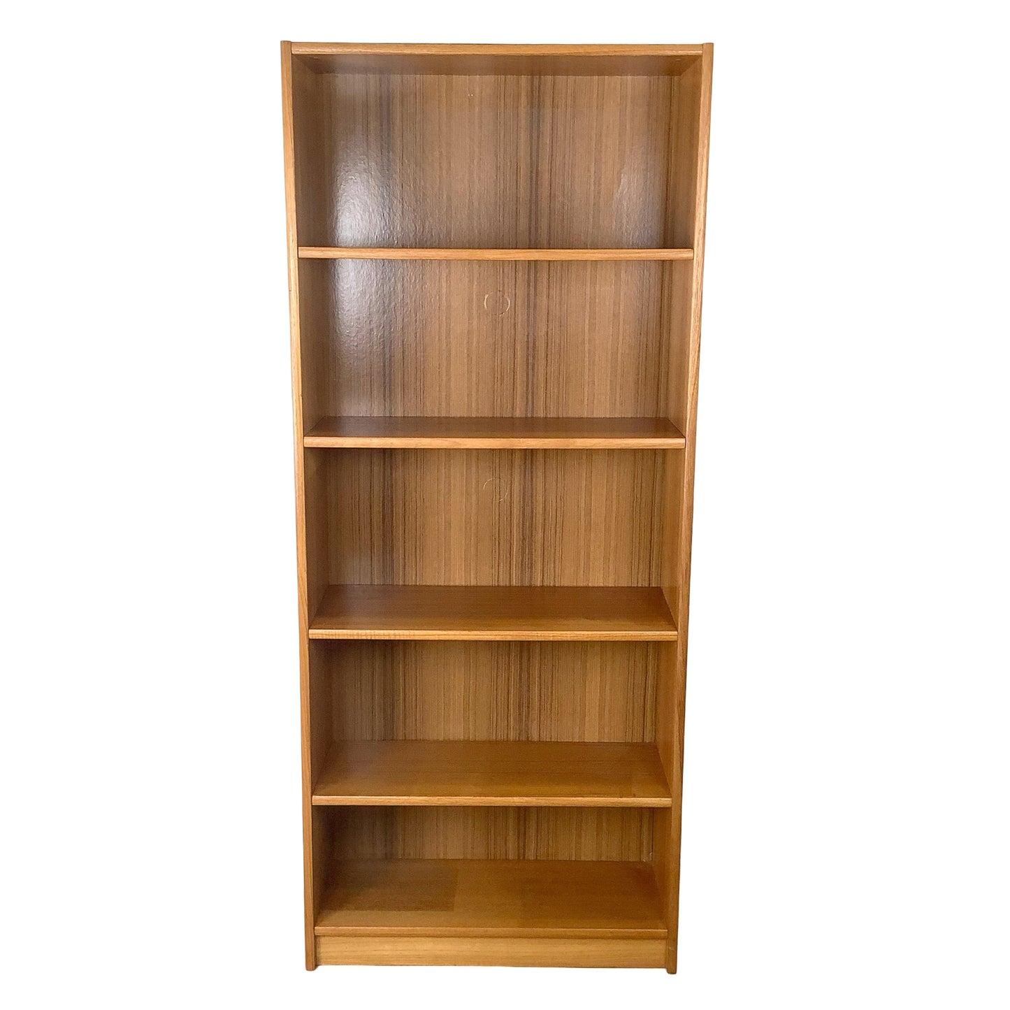 Vintage Scandinavian Modern Teak Open Bookcase