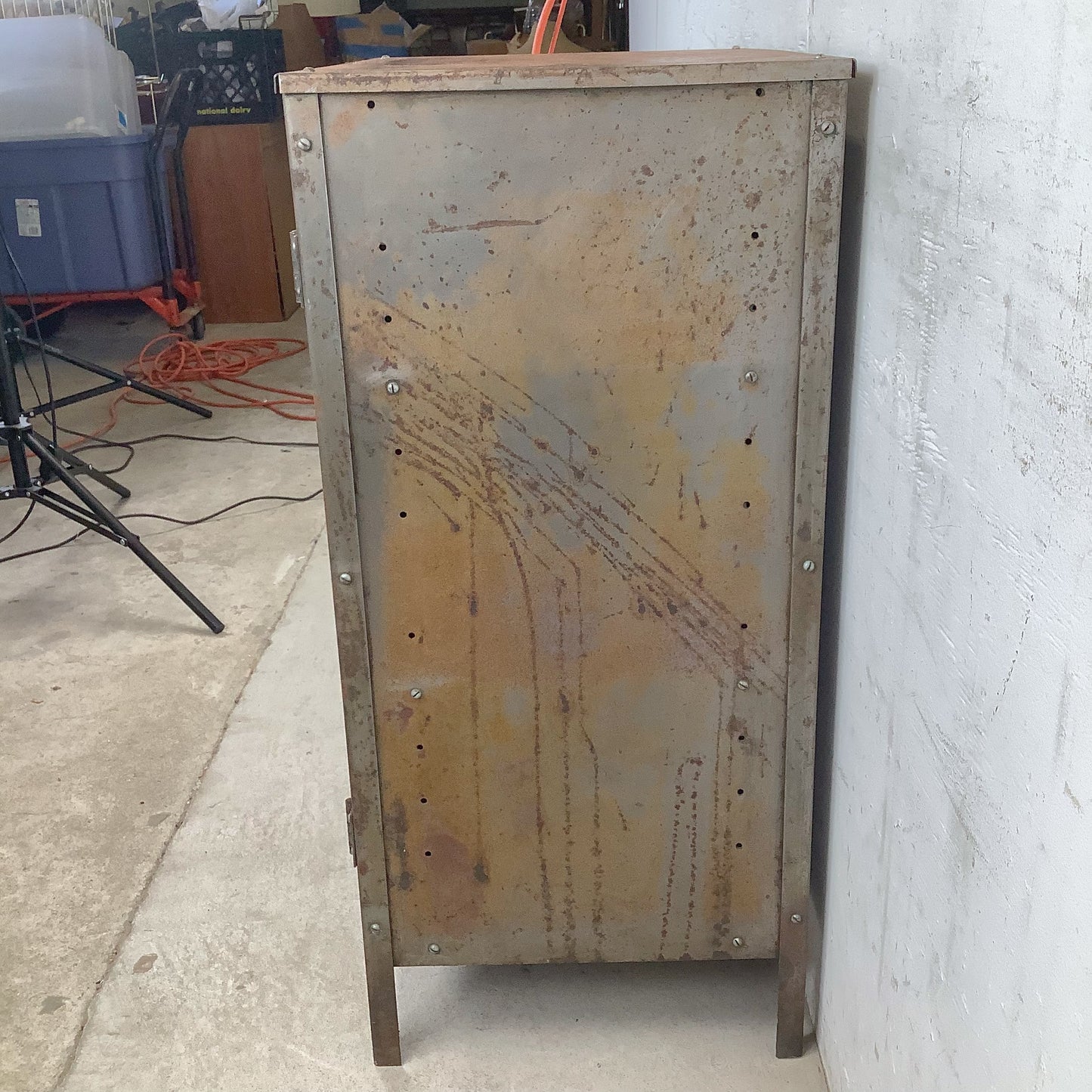 Industrial Modern Metal Shelving Cabinet