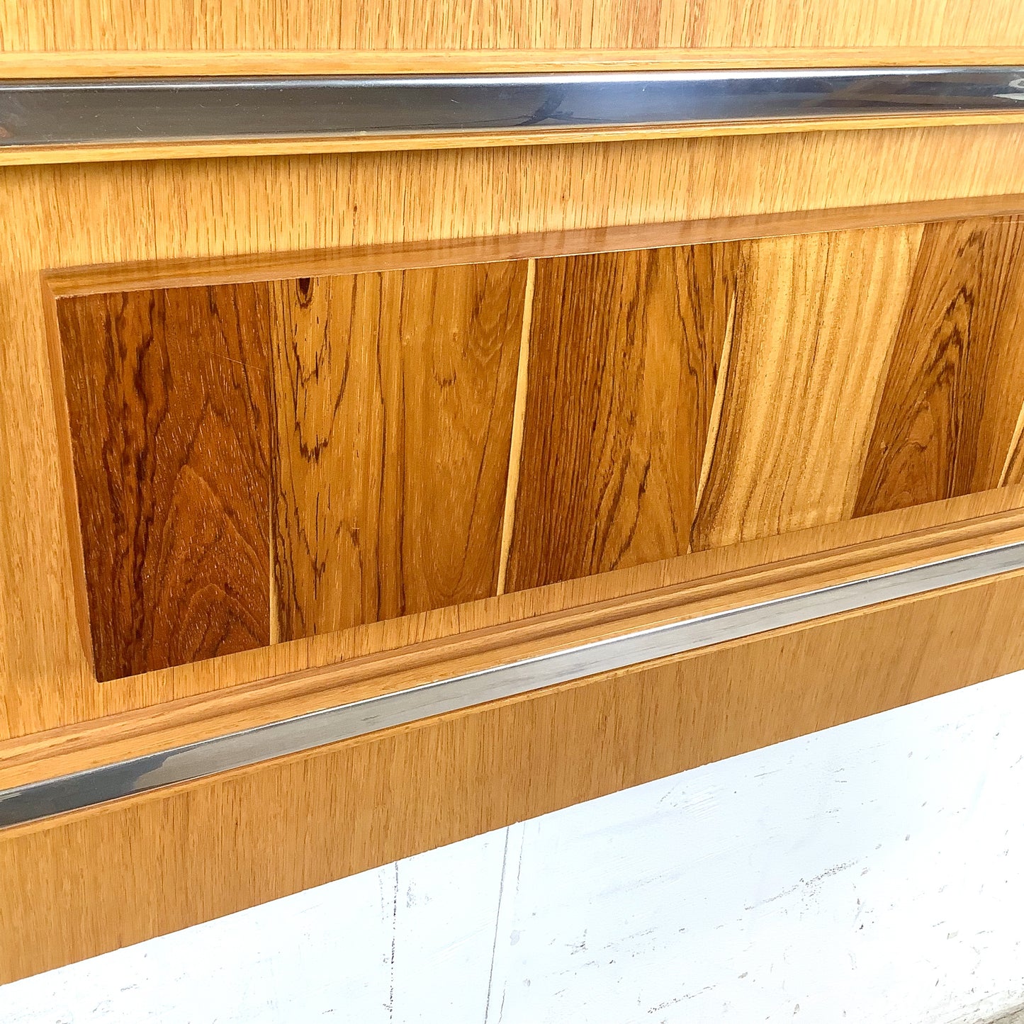 Tobago Furniture 1970s Mid-Century Modern Brutalist Queen Headboard