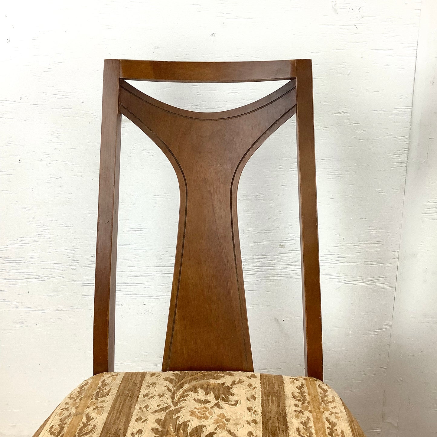 Mid-Century Walnut Dining Room Chairs- A Pair