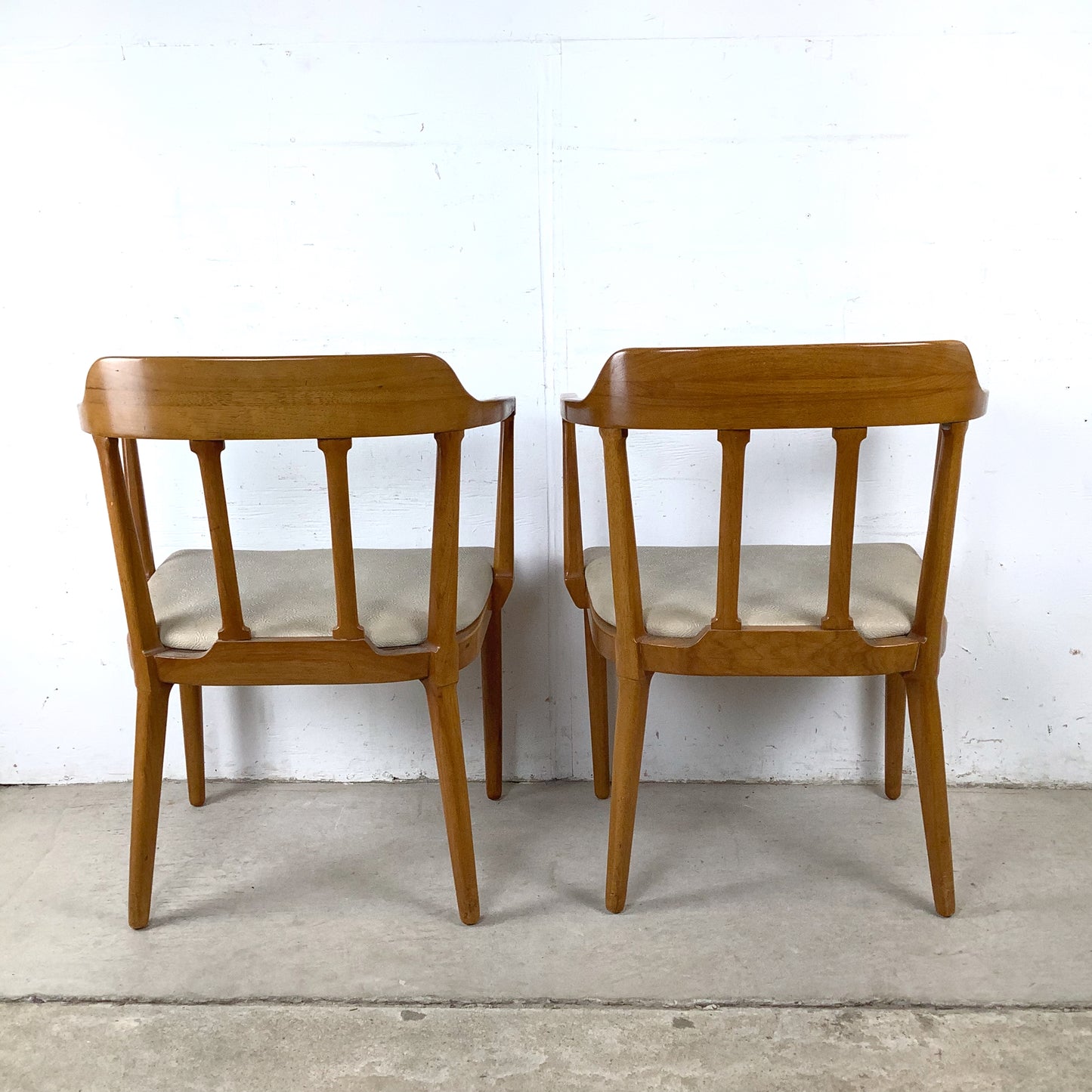 Tomlinson Mid-Century Modern Dining Chairs — Set of Six