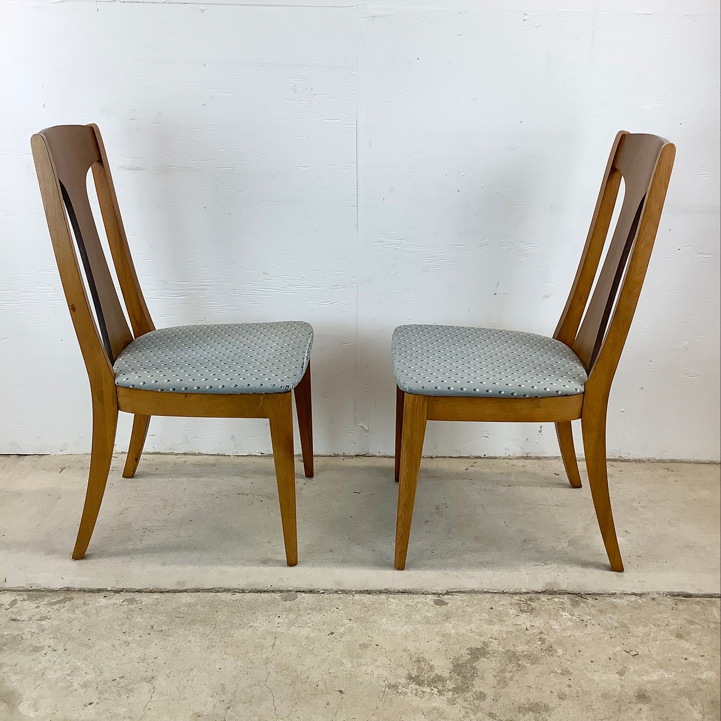 Mid-Century Brasilia Style Dining Chairs- Four