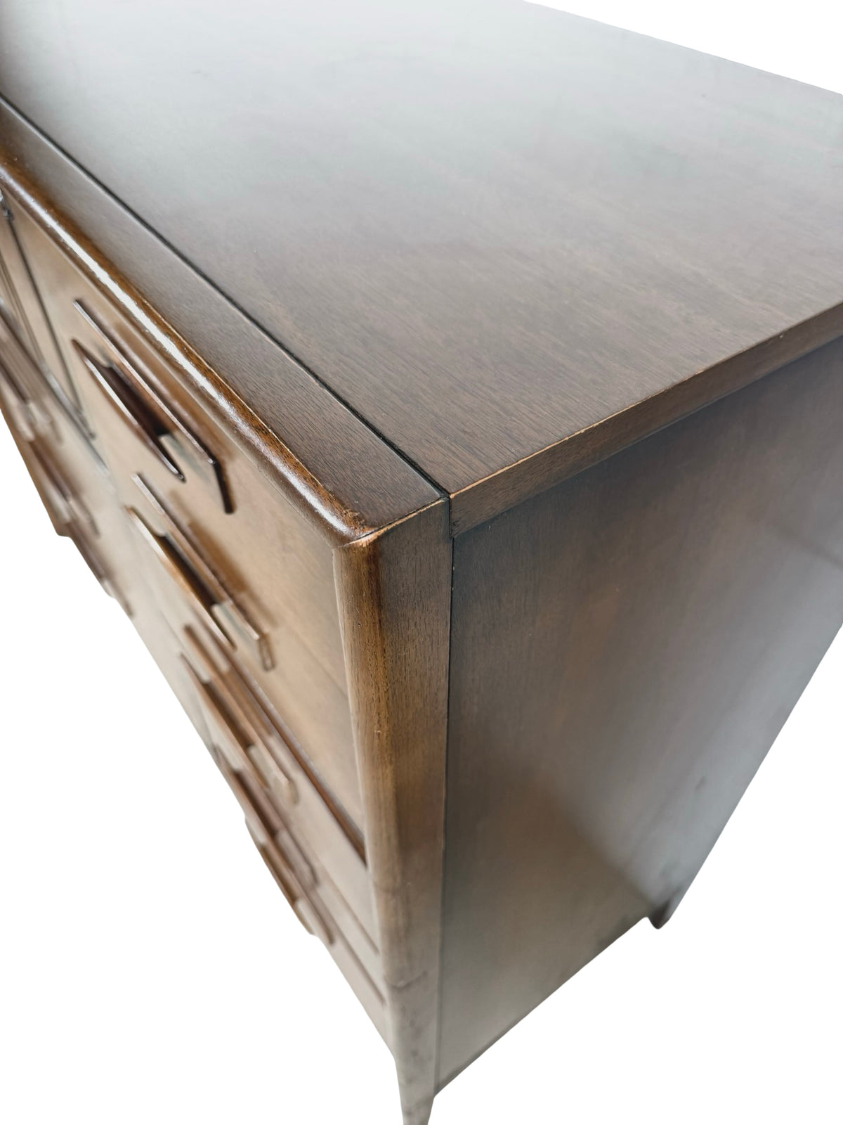 Broyhill Emphasis Mid-Century Modern Gentleman’s Chest — Eight-Drawer Dresser
