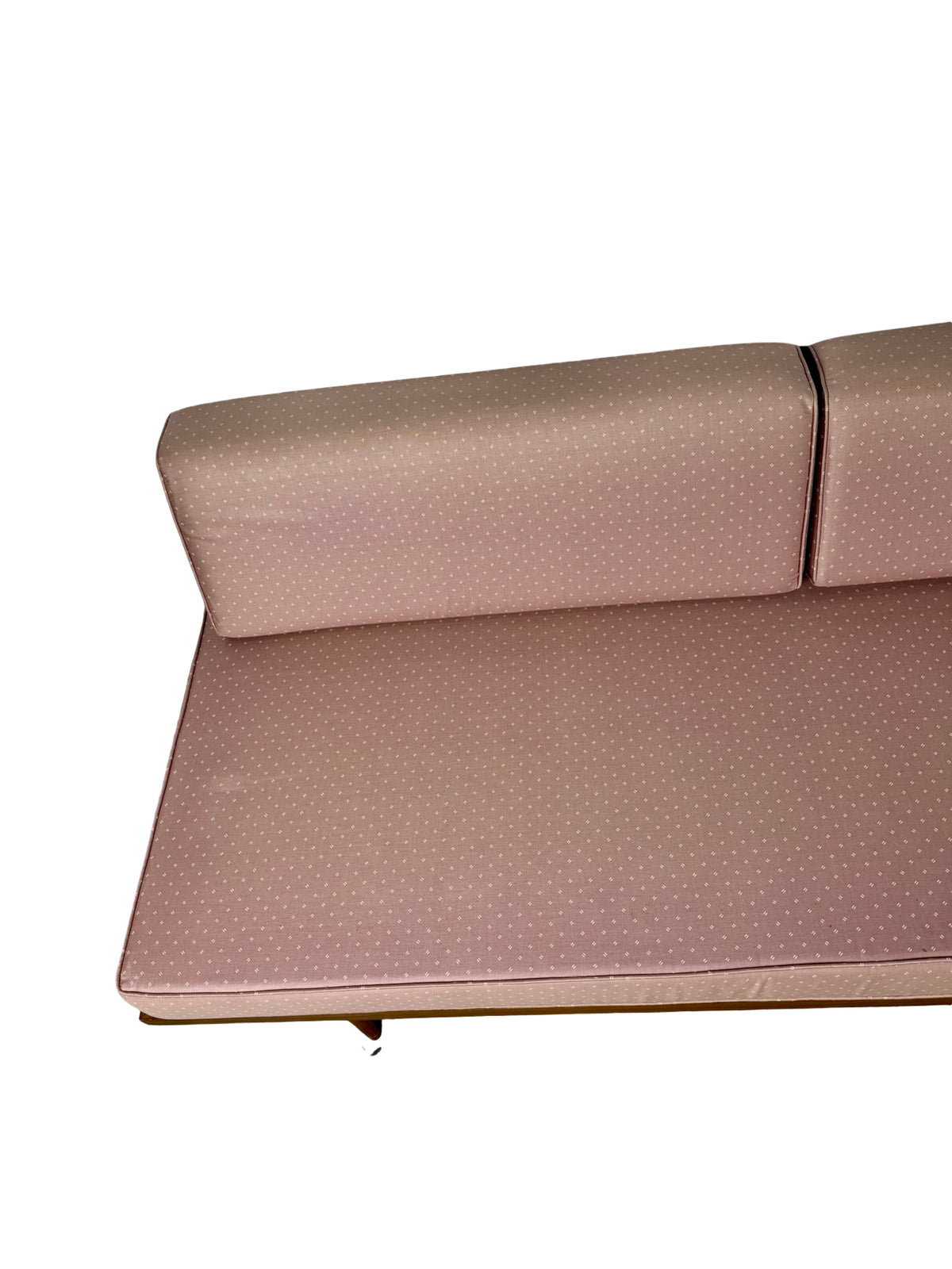 Vintage Mid-Century Modern Pink Platform Sofa & Daybed