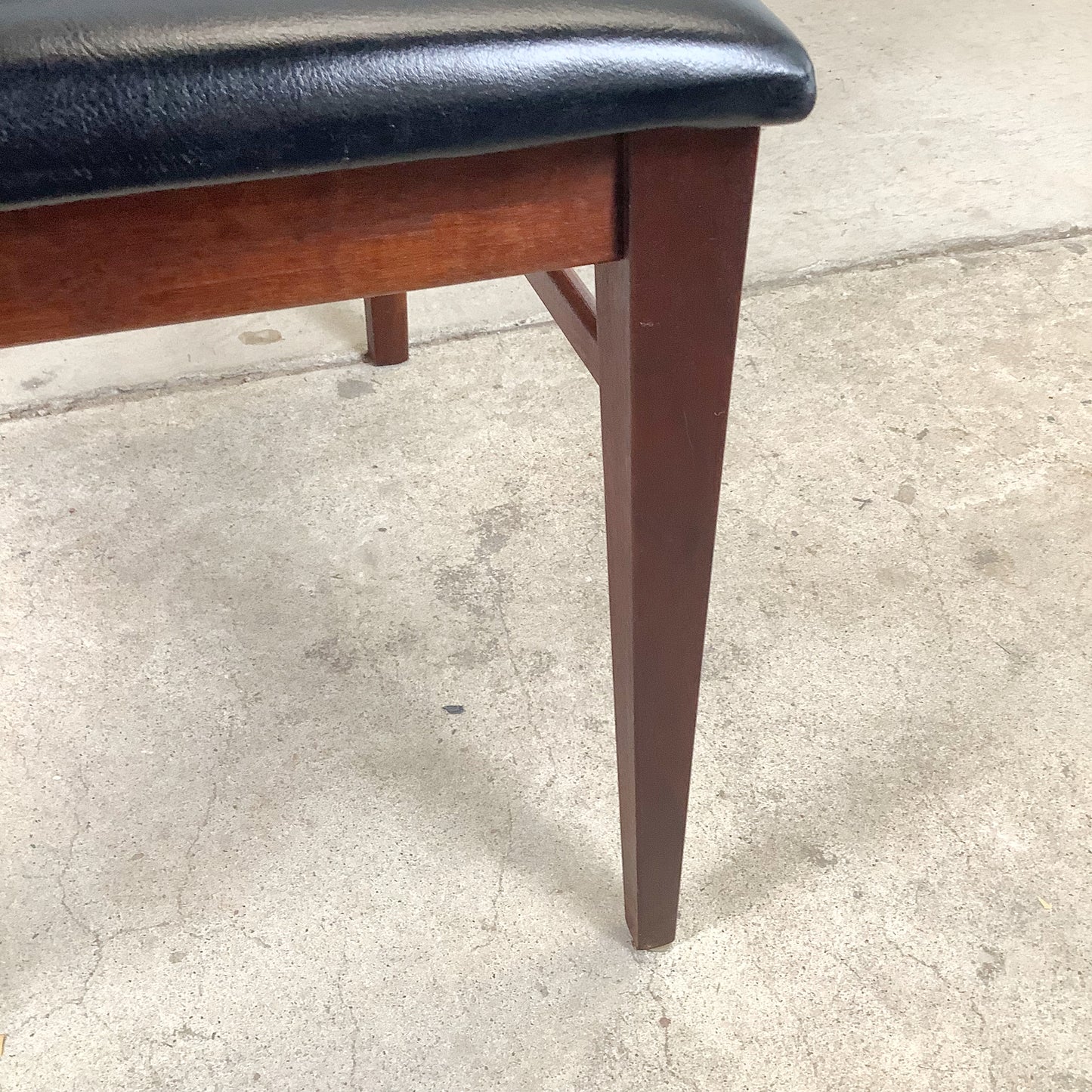 Set of Three Dillingham Furniture Walnut High-Back Dining Chairs