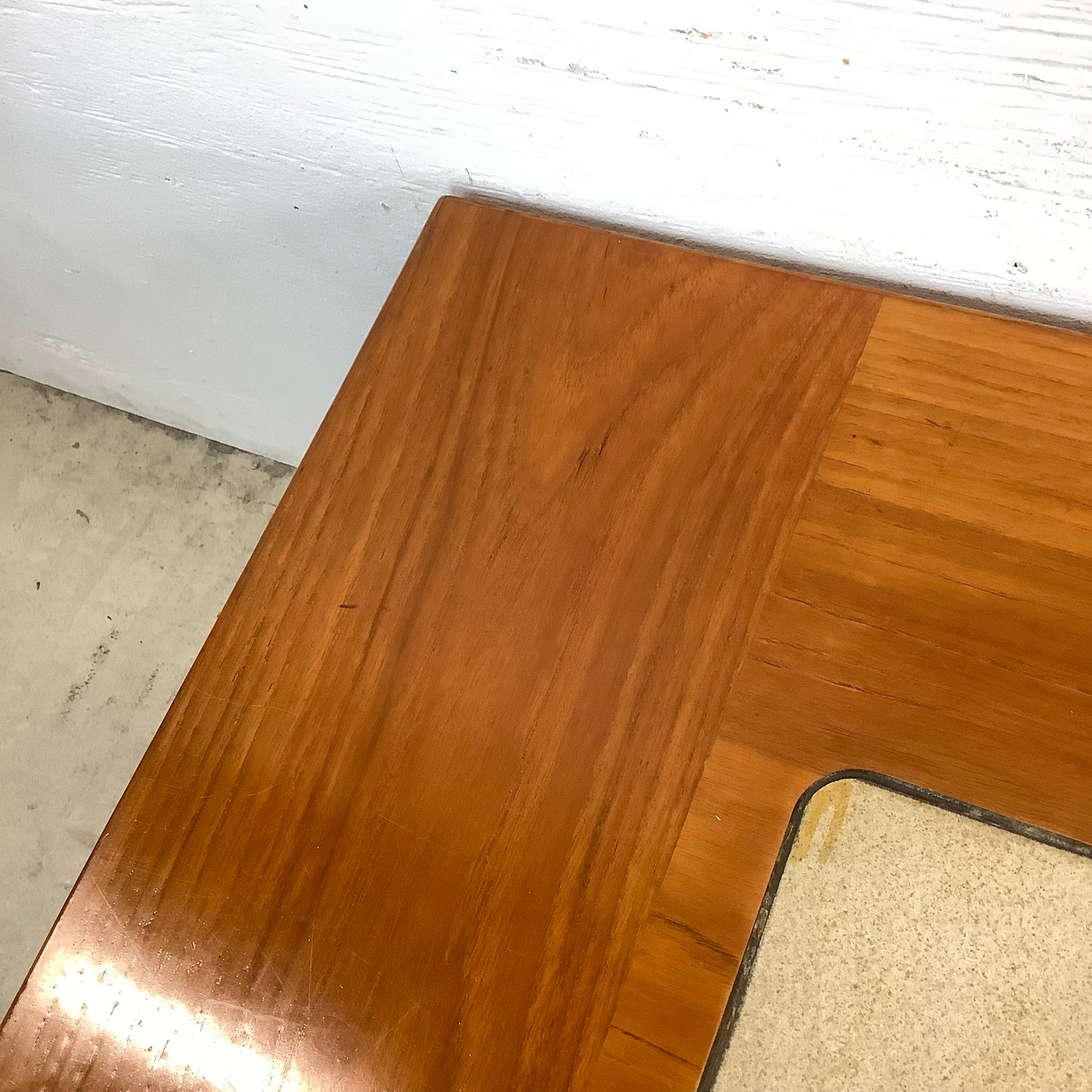 Danish Modern Teak & Tile Coffee Table